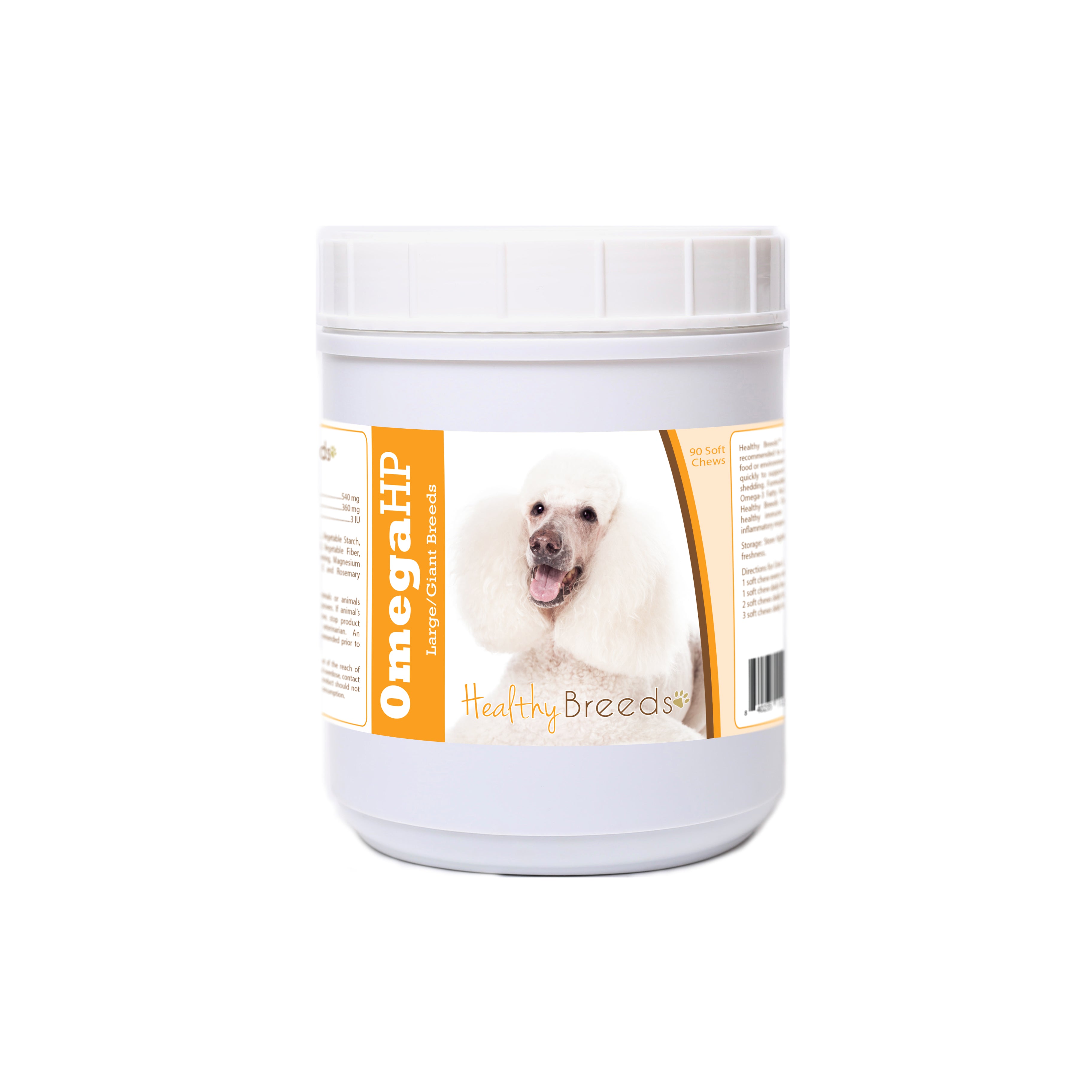 Poodle Omega HP Fatty Acid Skin and Coat Support Soft Chews 90 Count