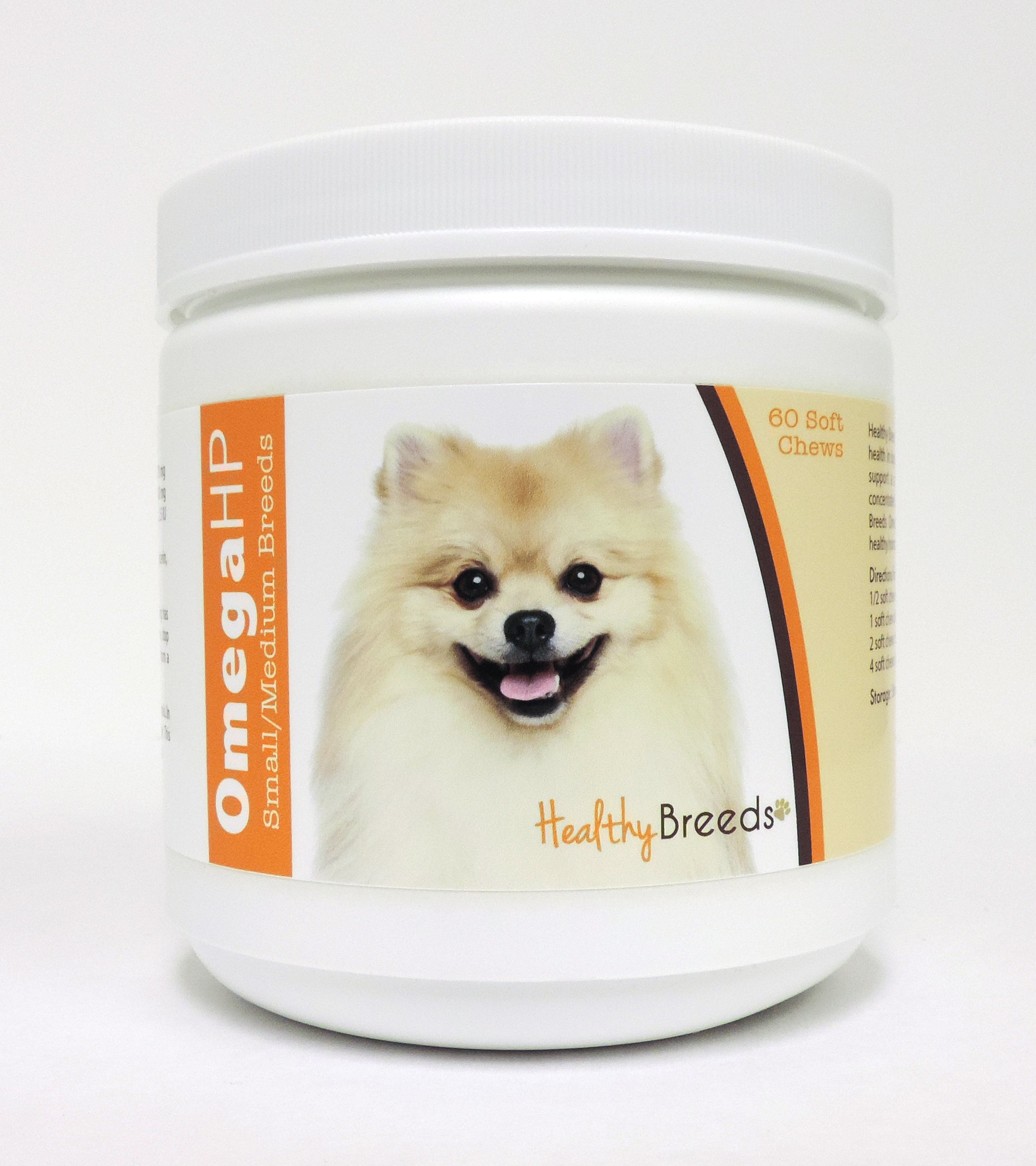 Pomeranian Omega HP Fatty Acid Skin and Coat Support Soft Chews 60 Count