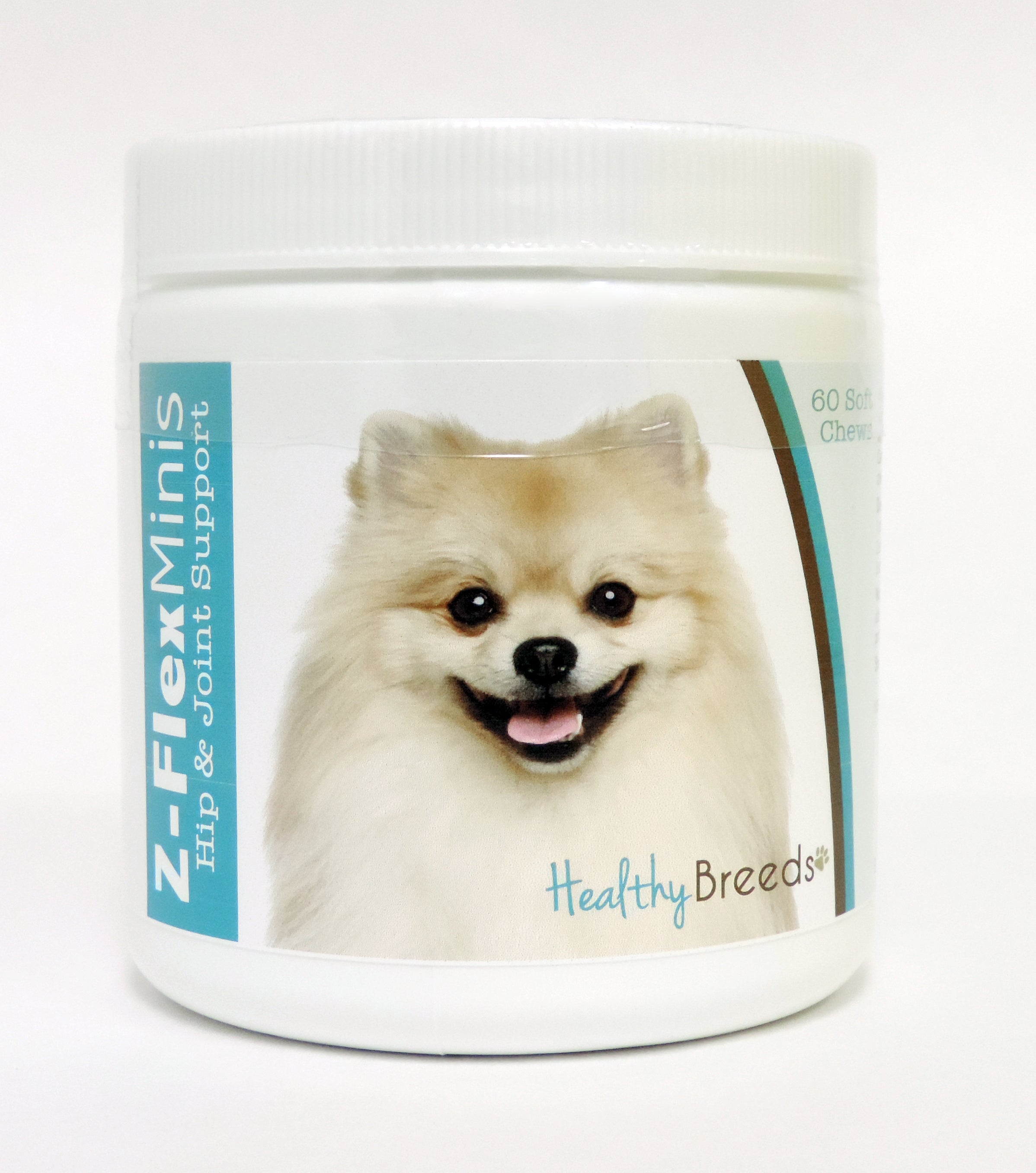 Pomeranian Z-Flex Minis Hip and Joint Support Soft Chews 60 Count