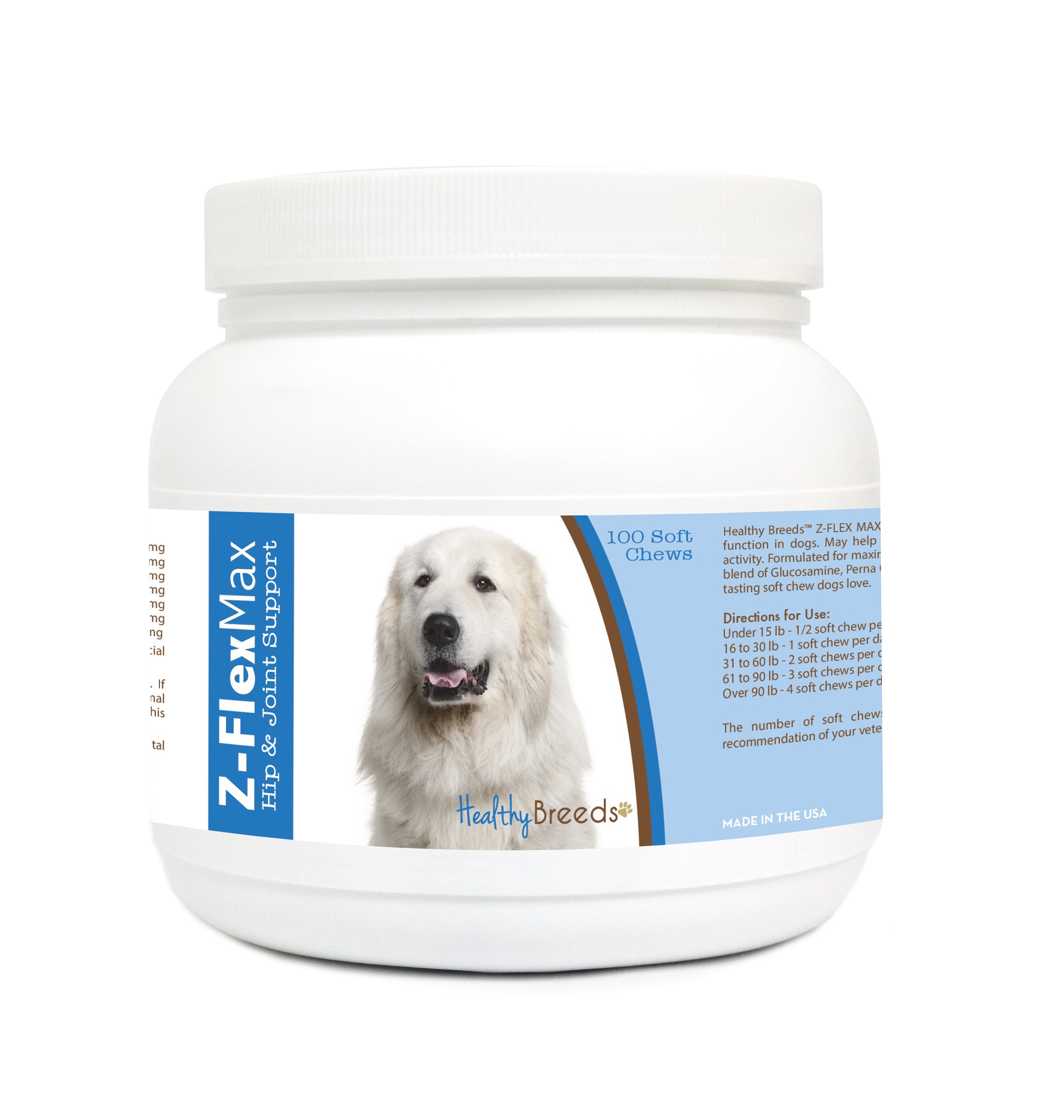 Great Pyrenees Z-Flex Max Hip & Joint Soft Chews 100 Count