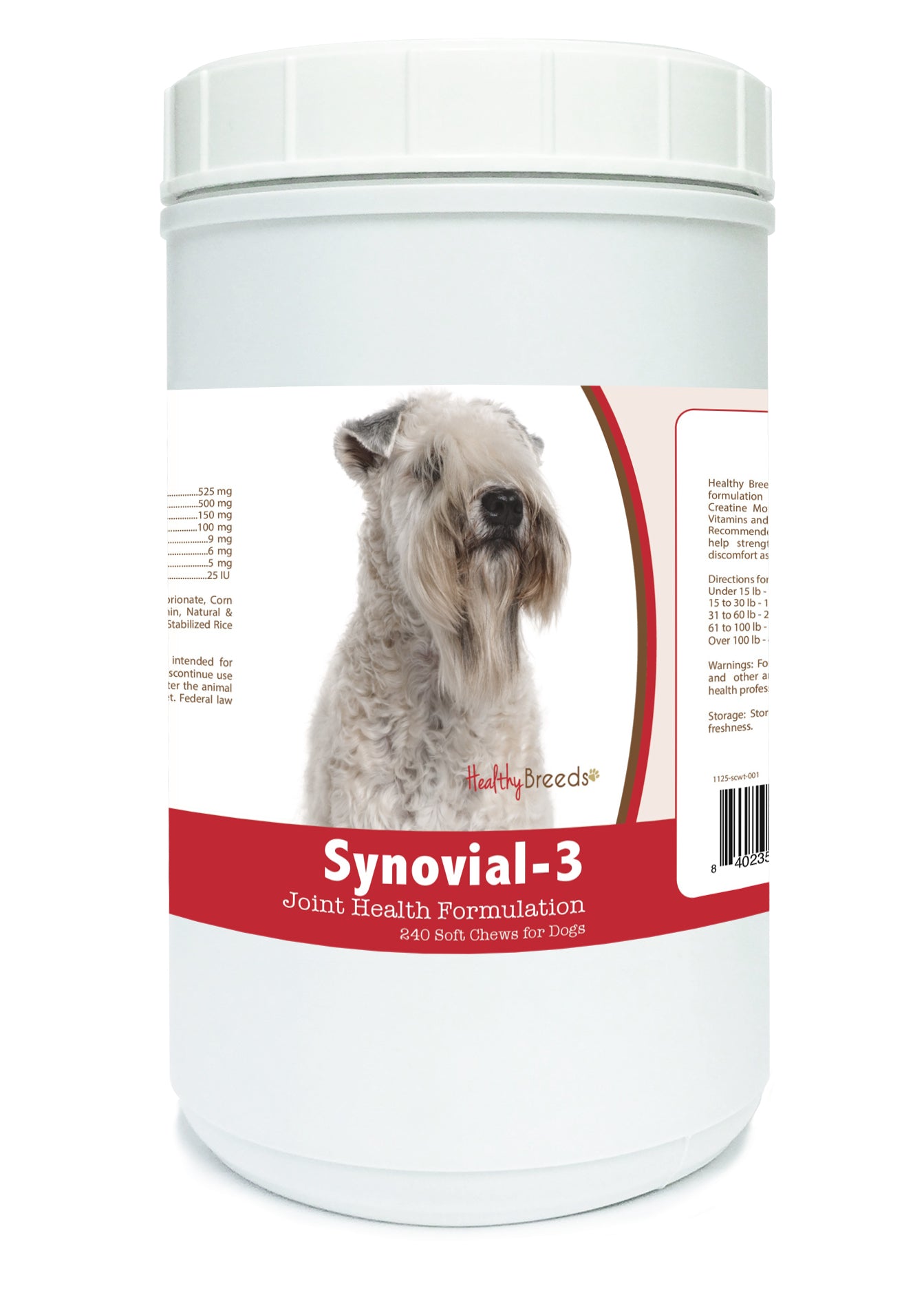Soft Coated Wheaten Terrier Synovial-3 Joint Health Formulation Soft Chews 240 Count