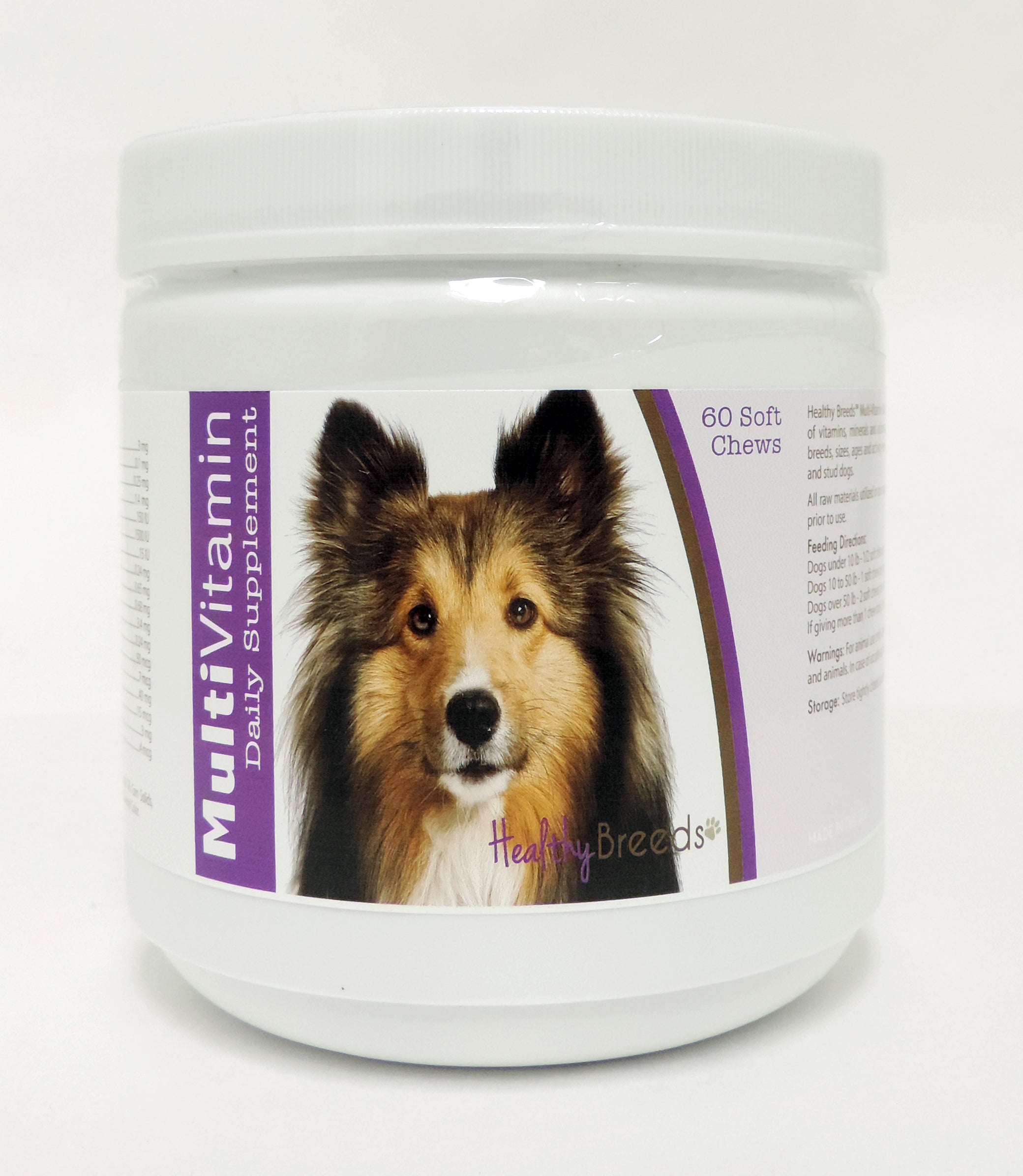 Shetland Sheepdog Multi-Vitamin Soft Chews 60 Count