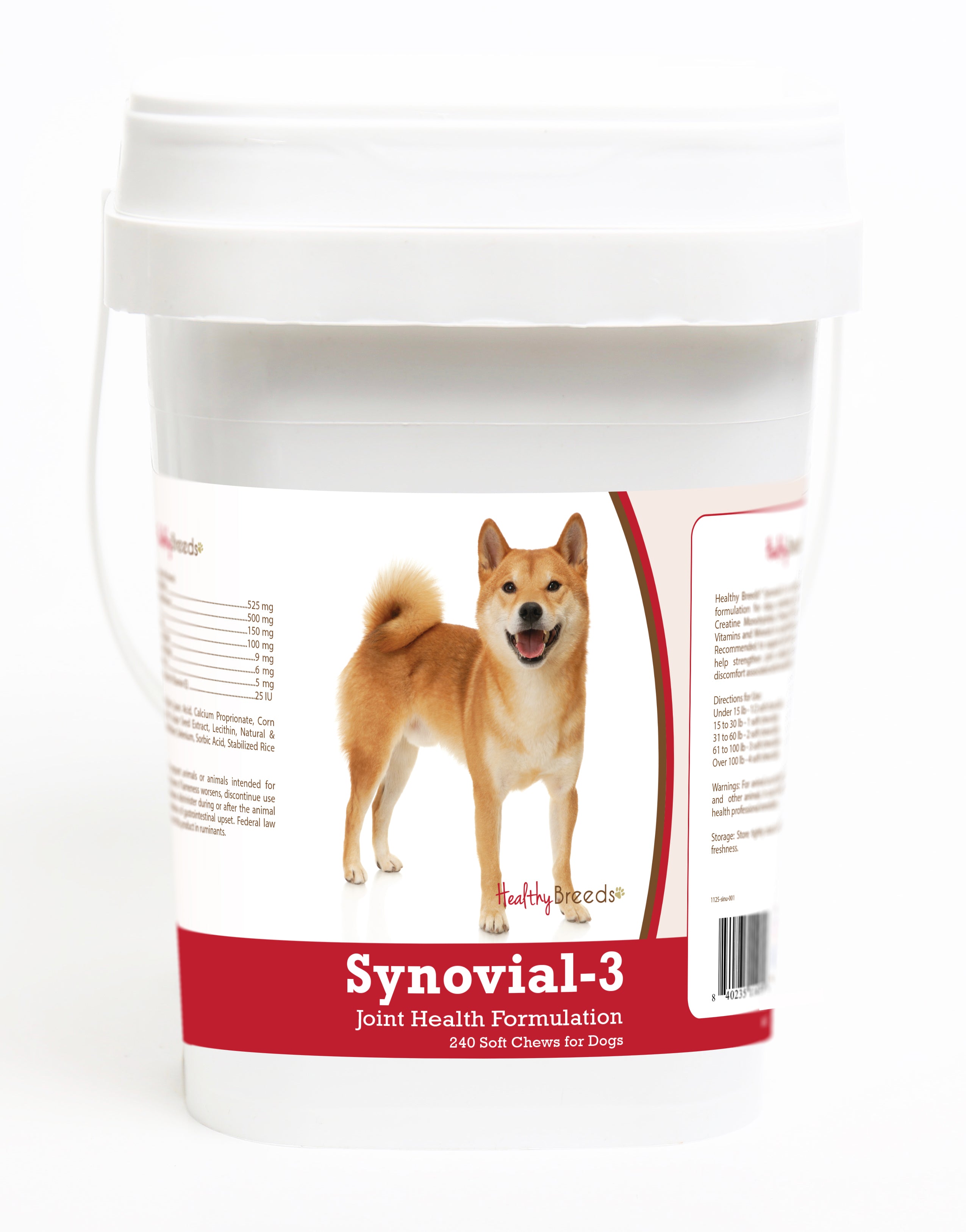 Shiba Inu Synovial-3 Joint Health Formulation Soft Chews 240 Count