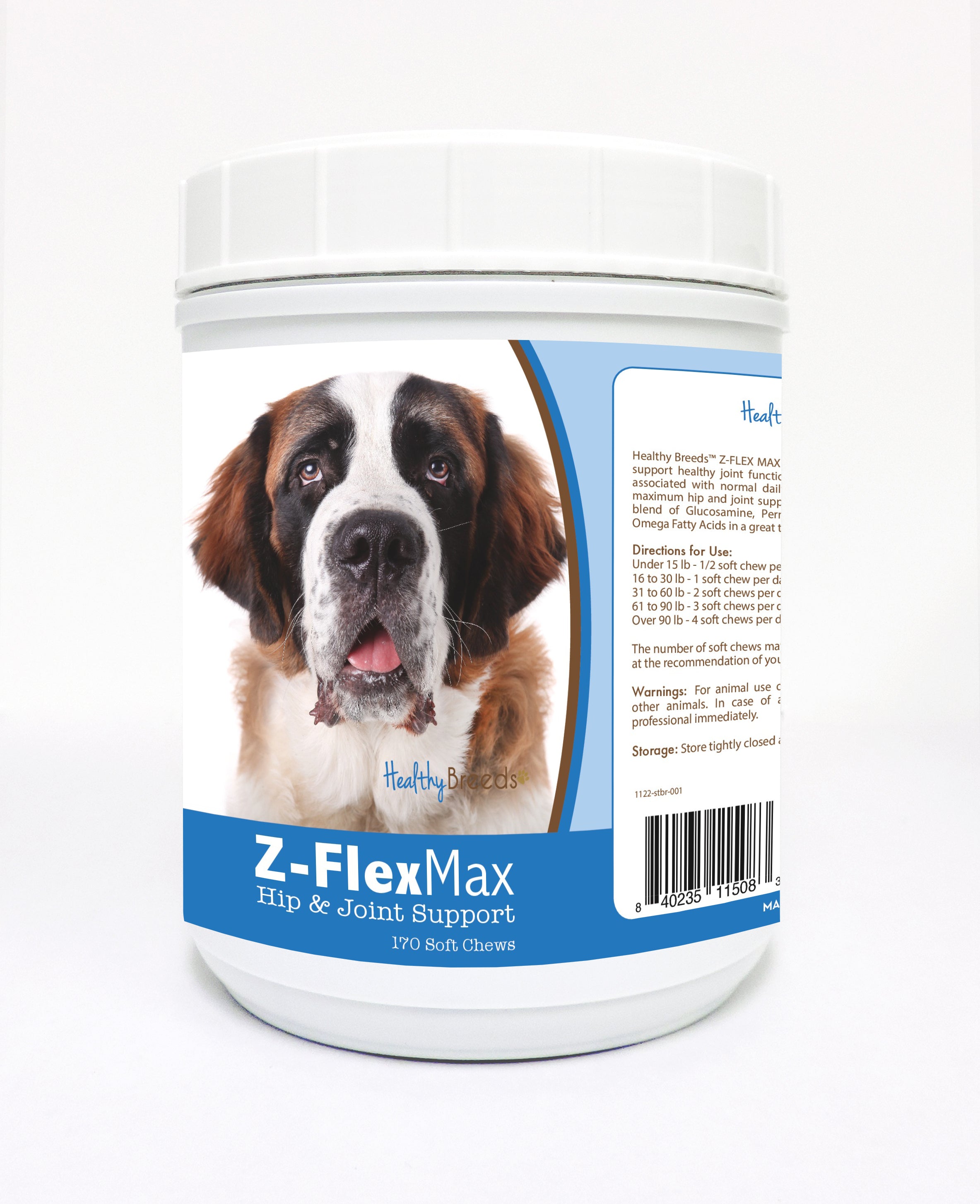 Saint Bernard Z-Flex Max Hip and Joint Soft Chews 170 Count