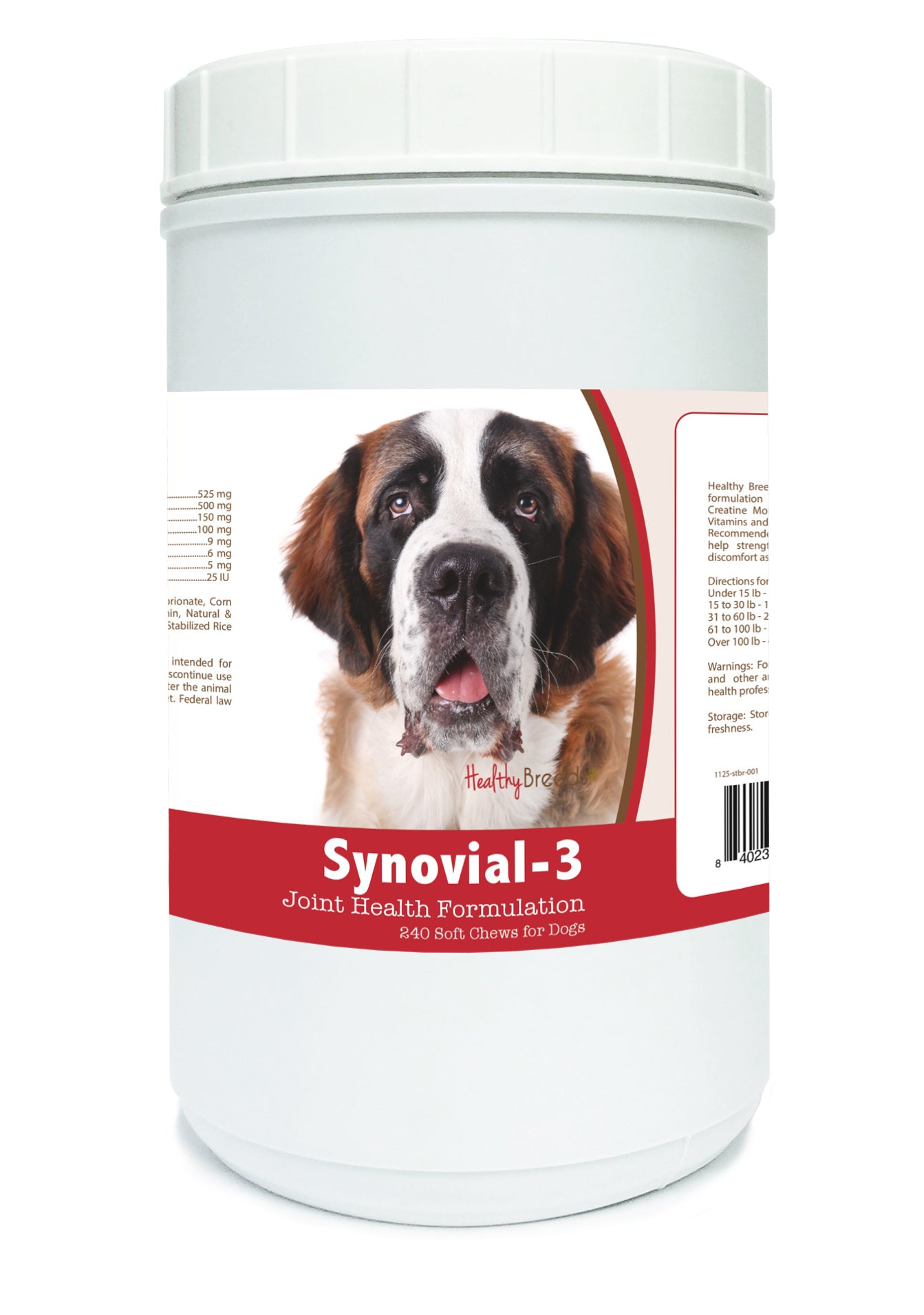 Saint Bernard Synovial-3 Joint Health Formulation Soft Chews 240 Count