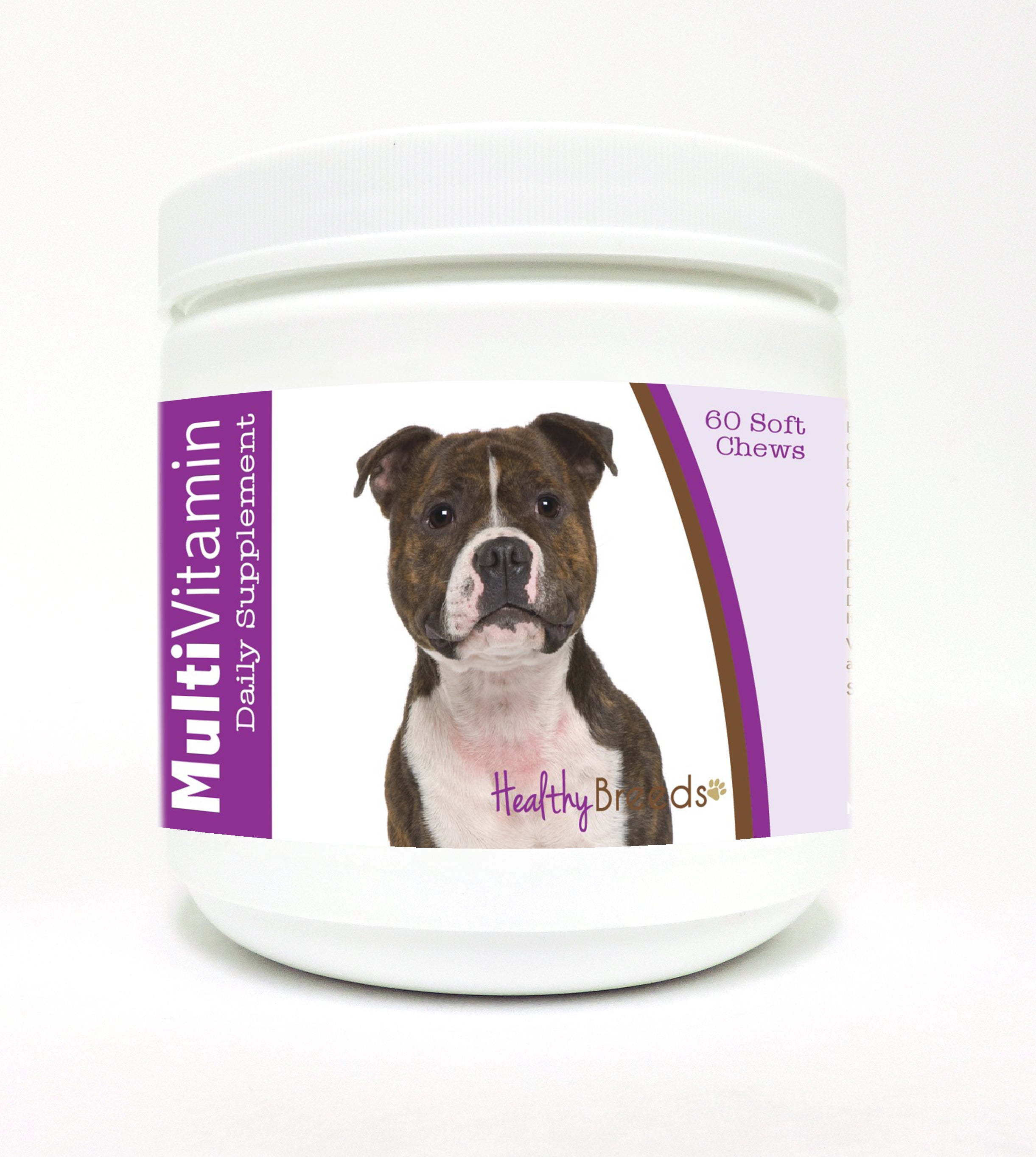 Staffordshire Bull Terrier Multi-Vitamin Soft Chews 60 Count