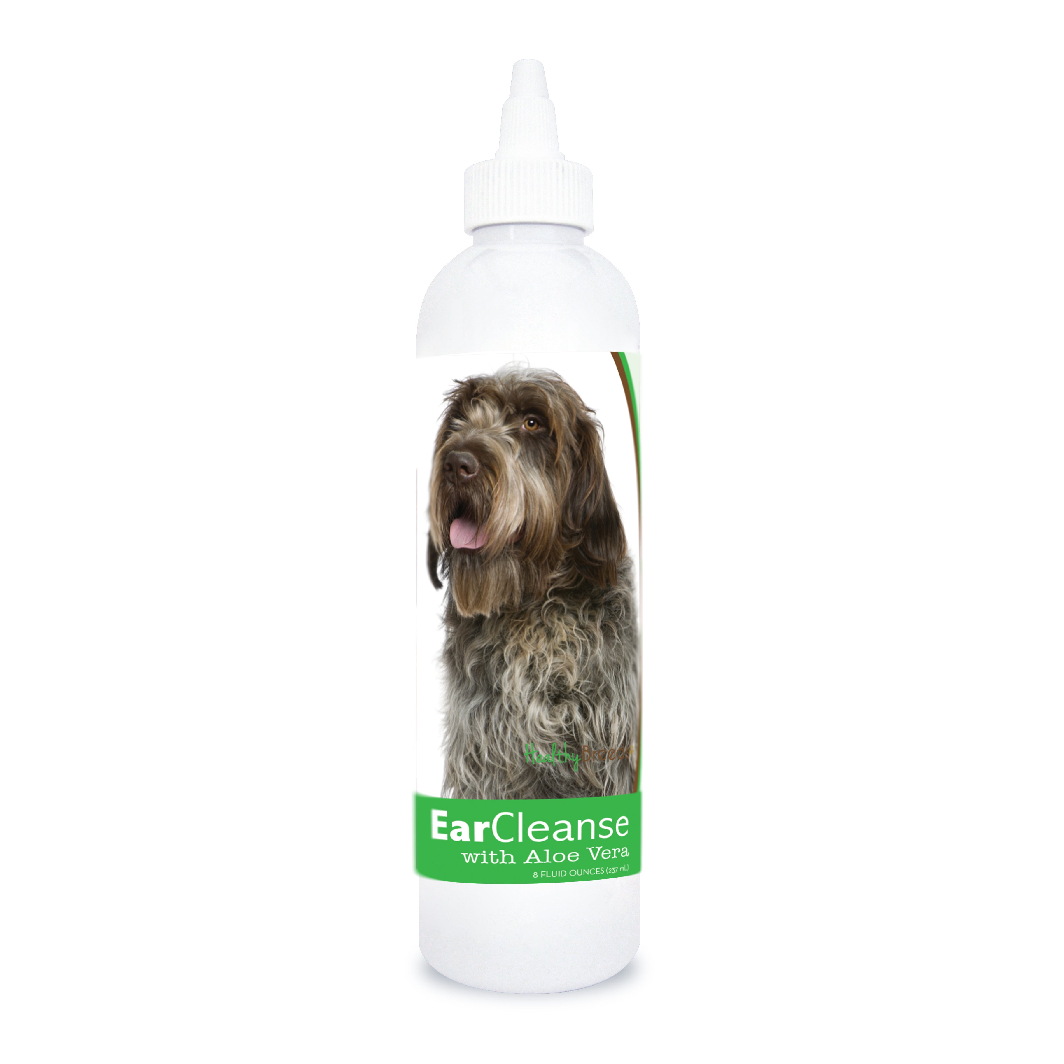 Wirehaired Pointing Griffon Ear Cleanse with Aloe Vera Cucumber Melon 8 oz