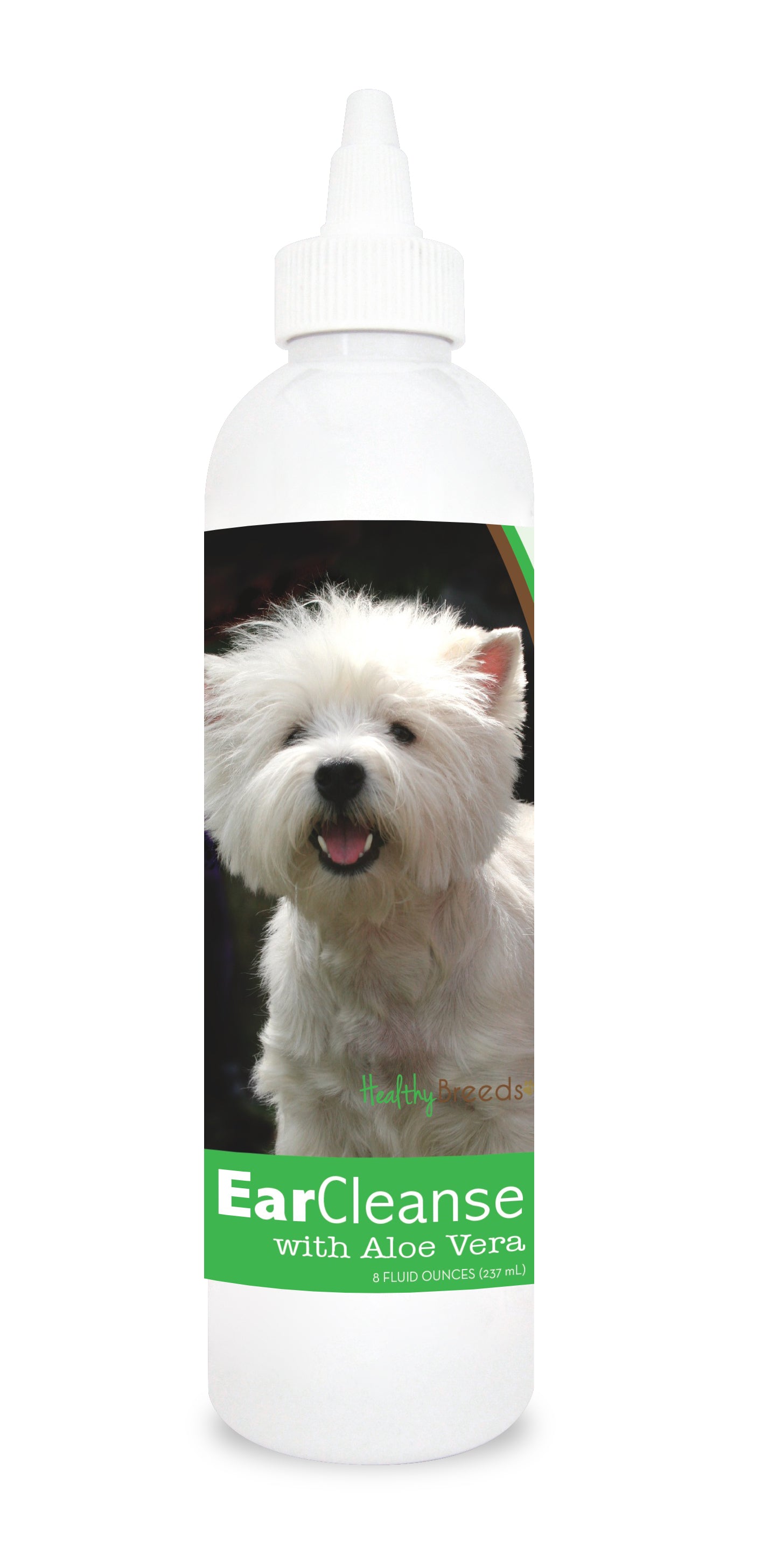 West Highland White Terrier Ear Cleanse with Aloe Vera Cucumber Melon 8 oz