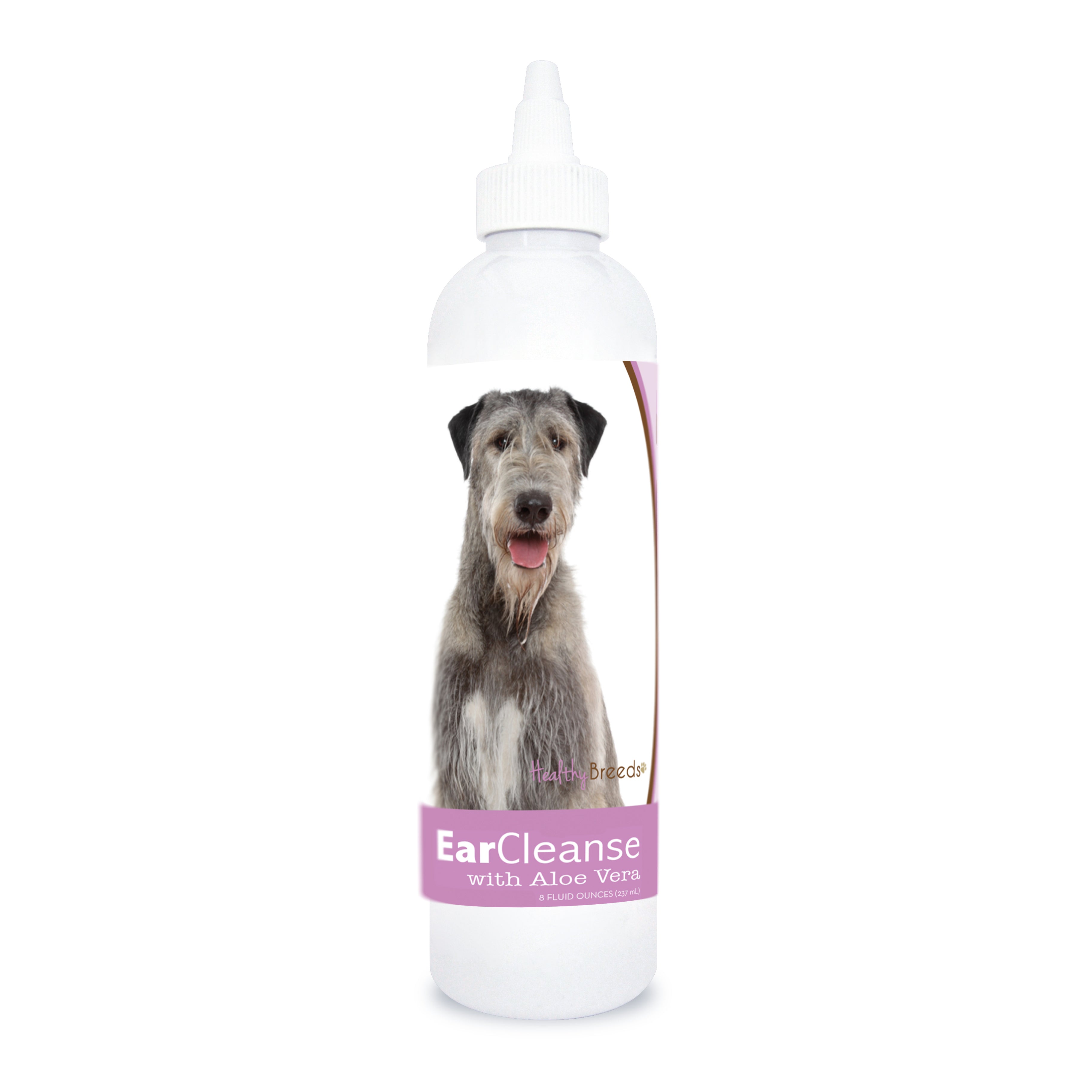 Irish Wolfhound Ear Cleanse with Aloe Vera Sweet Pea and Vanilla 8 oz