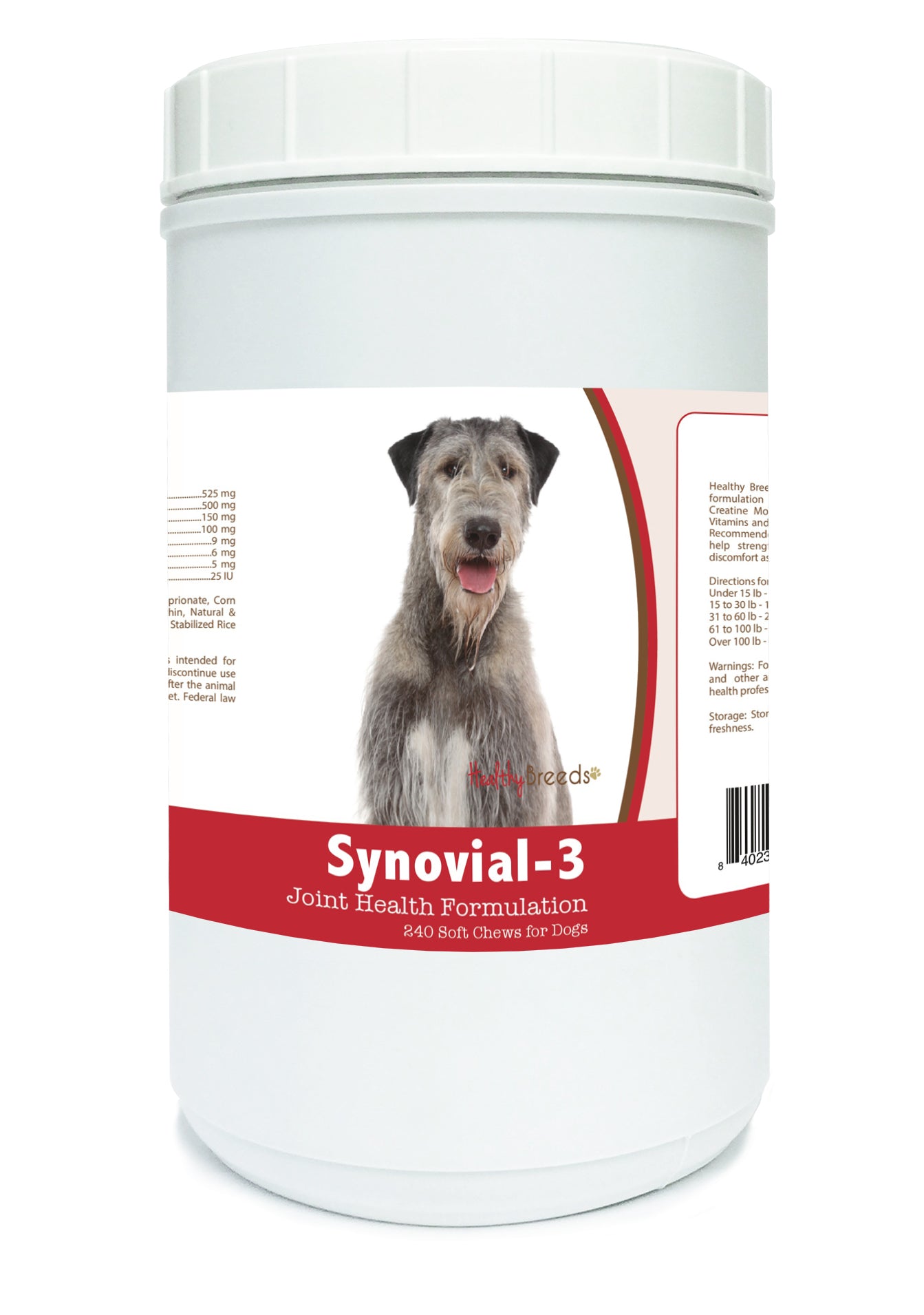 Irish Wolfhound Synovial-3 Joint Health Formulation Soft Chews 240 Count