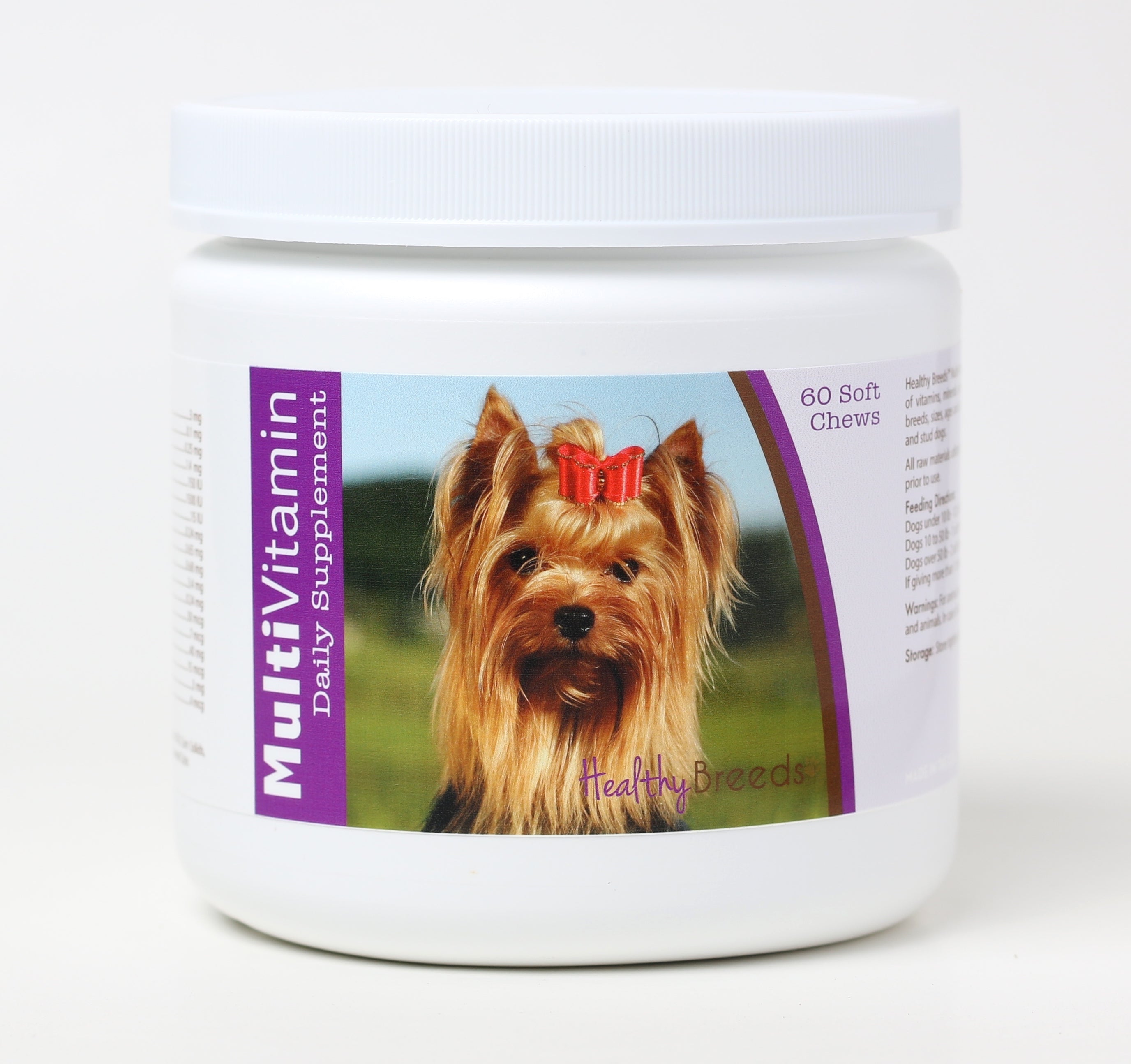 Yorkshire Terrier Multi-Vitamin Soft Chews 60 Count