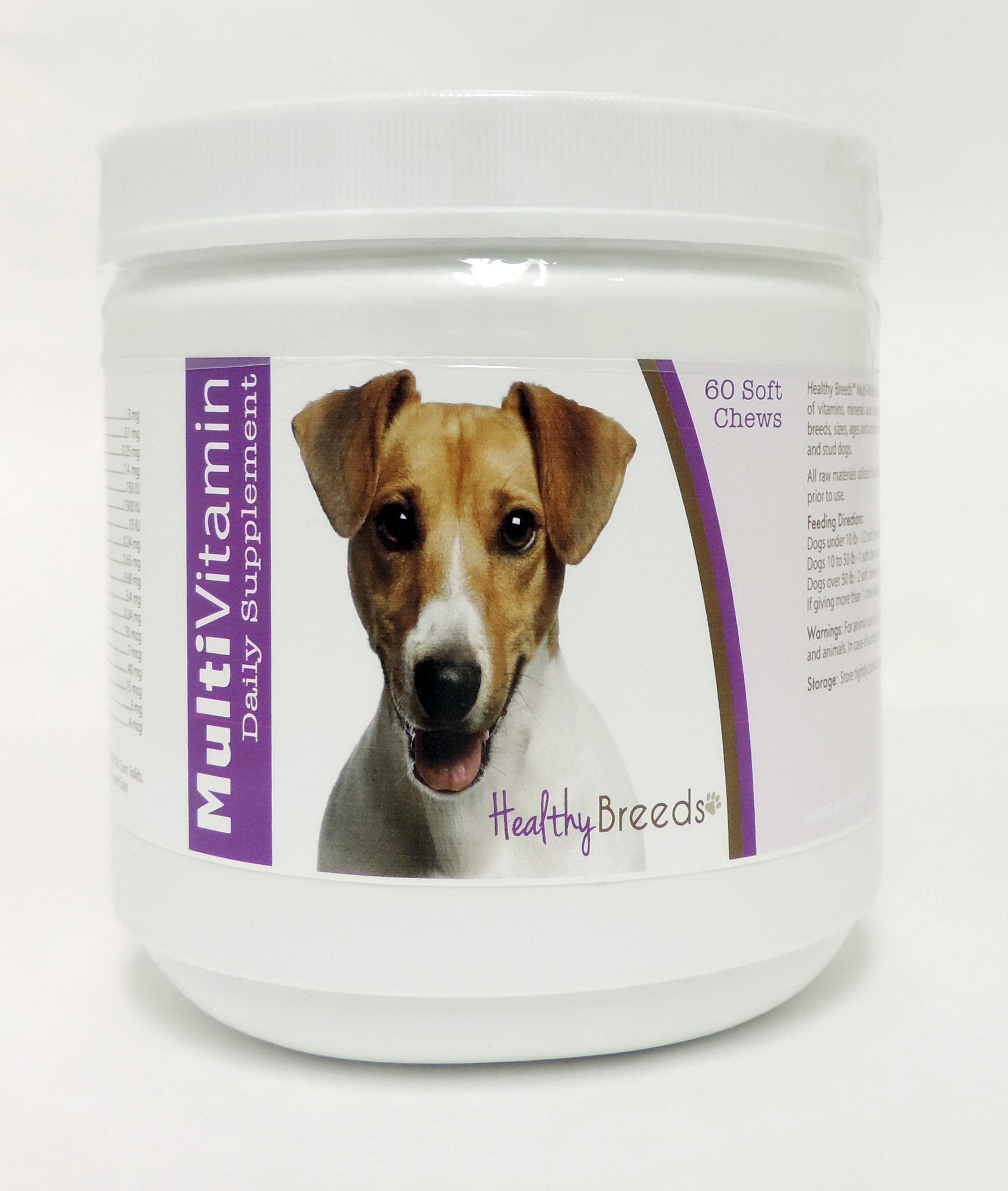 Jack Russell Terrier Multi-Vitamin Soft Chews 60 Count