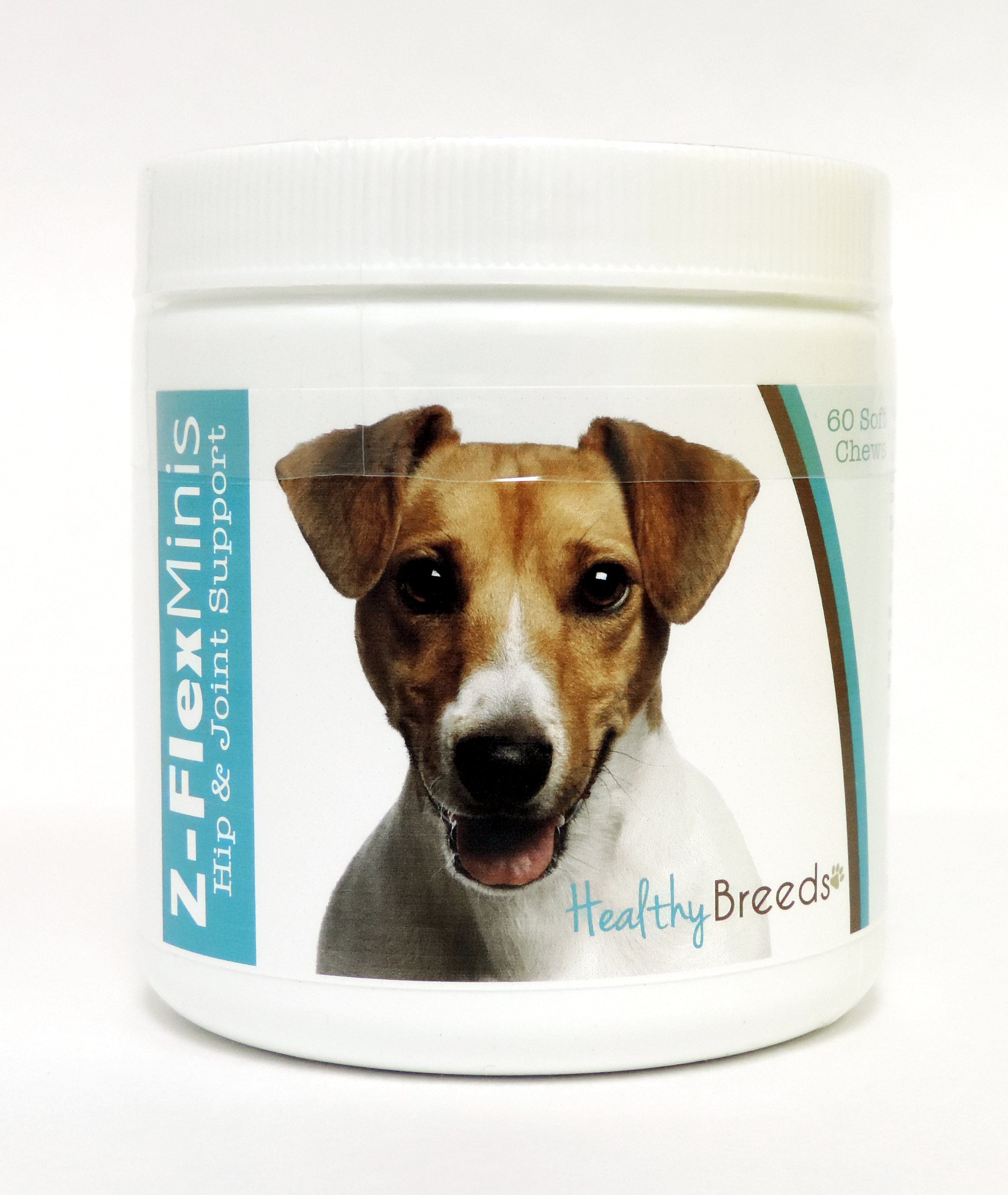 Jack Russell Terrier Z-Flex Minis Hip and Joint Support Soft Chews 60 Count