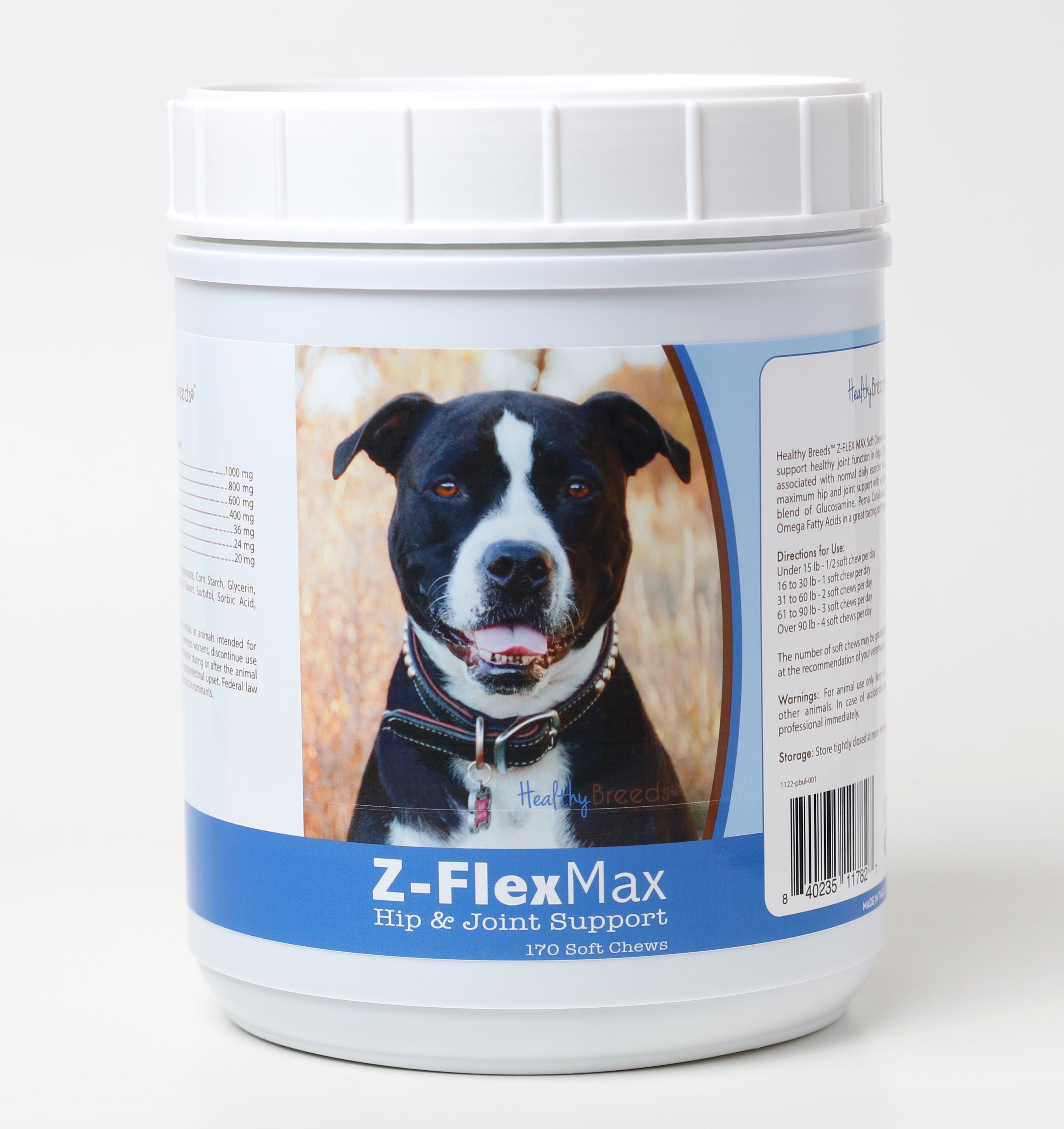 Pit Bull Z-Flex Max Hip and Joint Soft Chews 170 Count