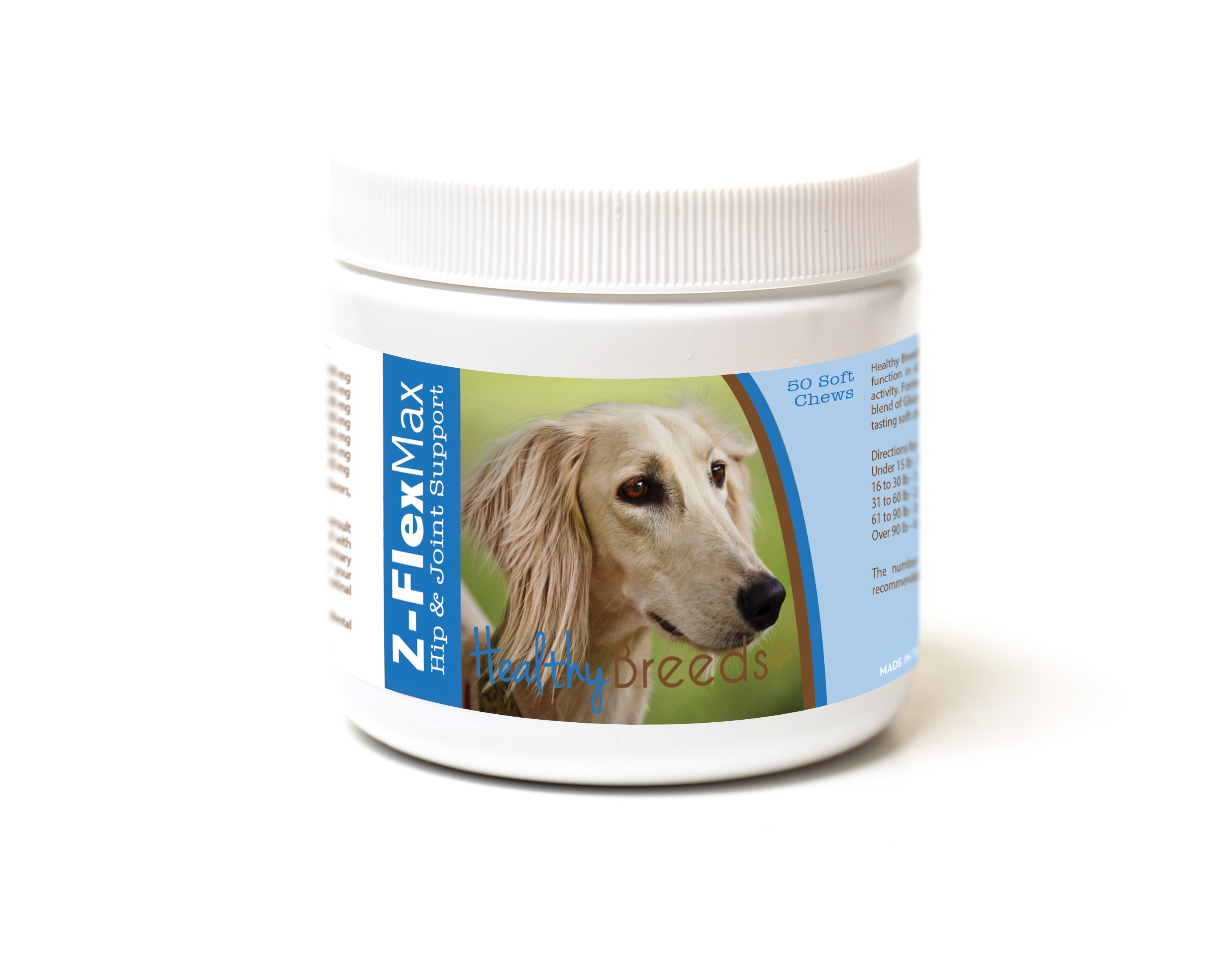 Saluki Z-Flex Max Hip and Joint Soft Chews 50 Count