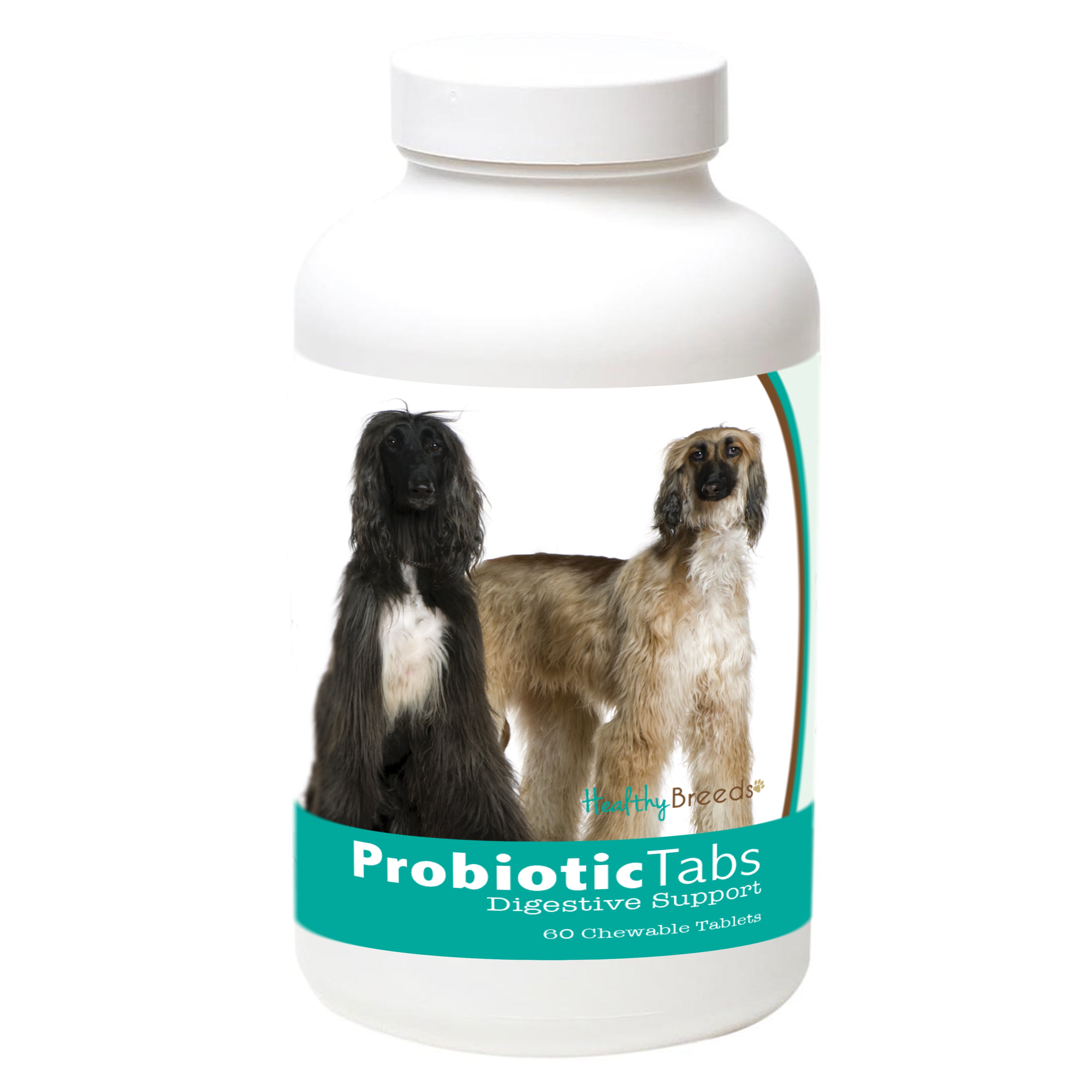 Afghan Hound Probiotic and Digestive Support for Dogs 60 Count