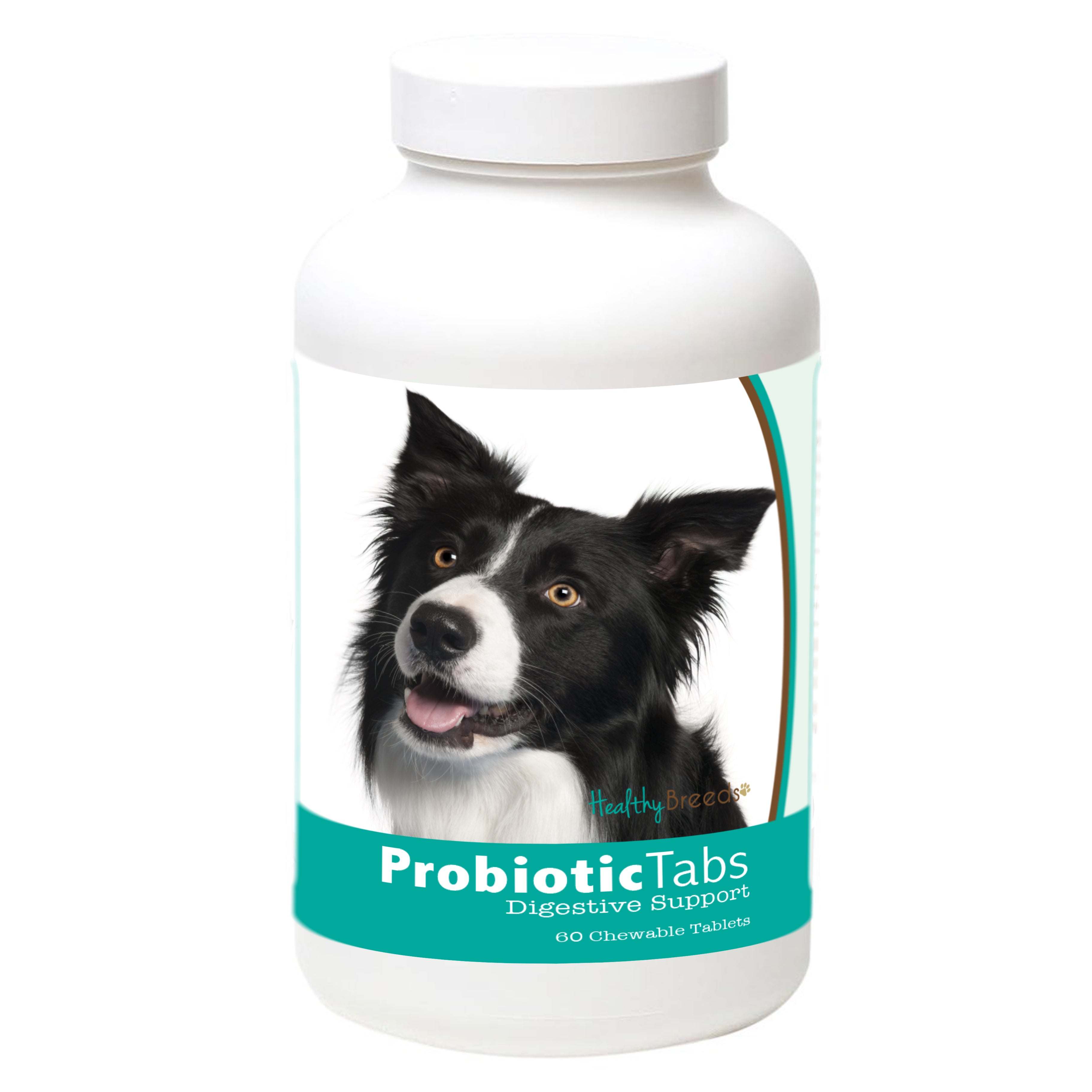 Border Collie Probiotic and Digestive Support for Dogs 60 Count