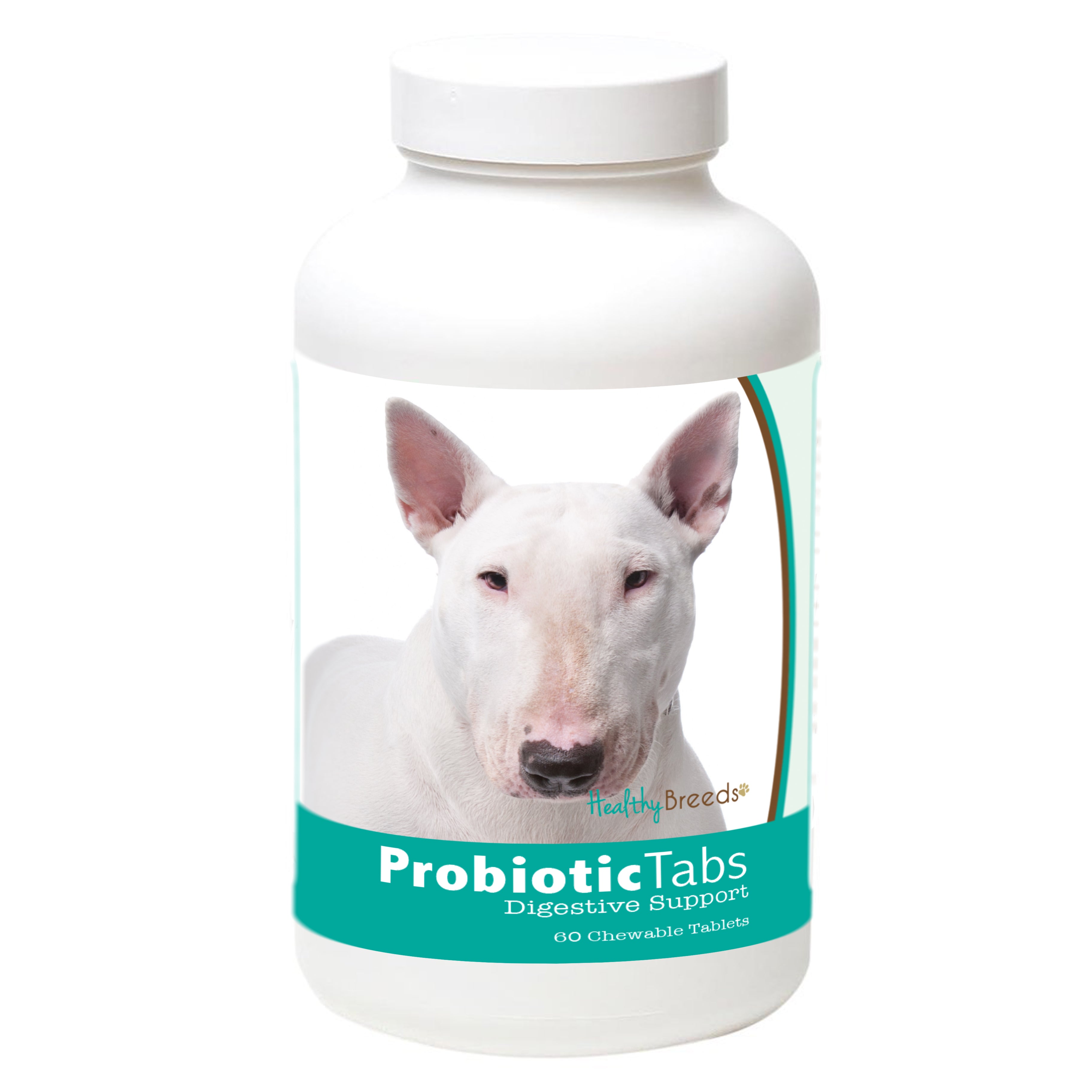 Bull Terrier Probiotic and Digestive Support for Dogs 60 Count