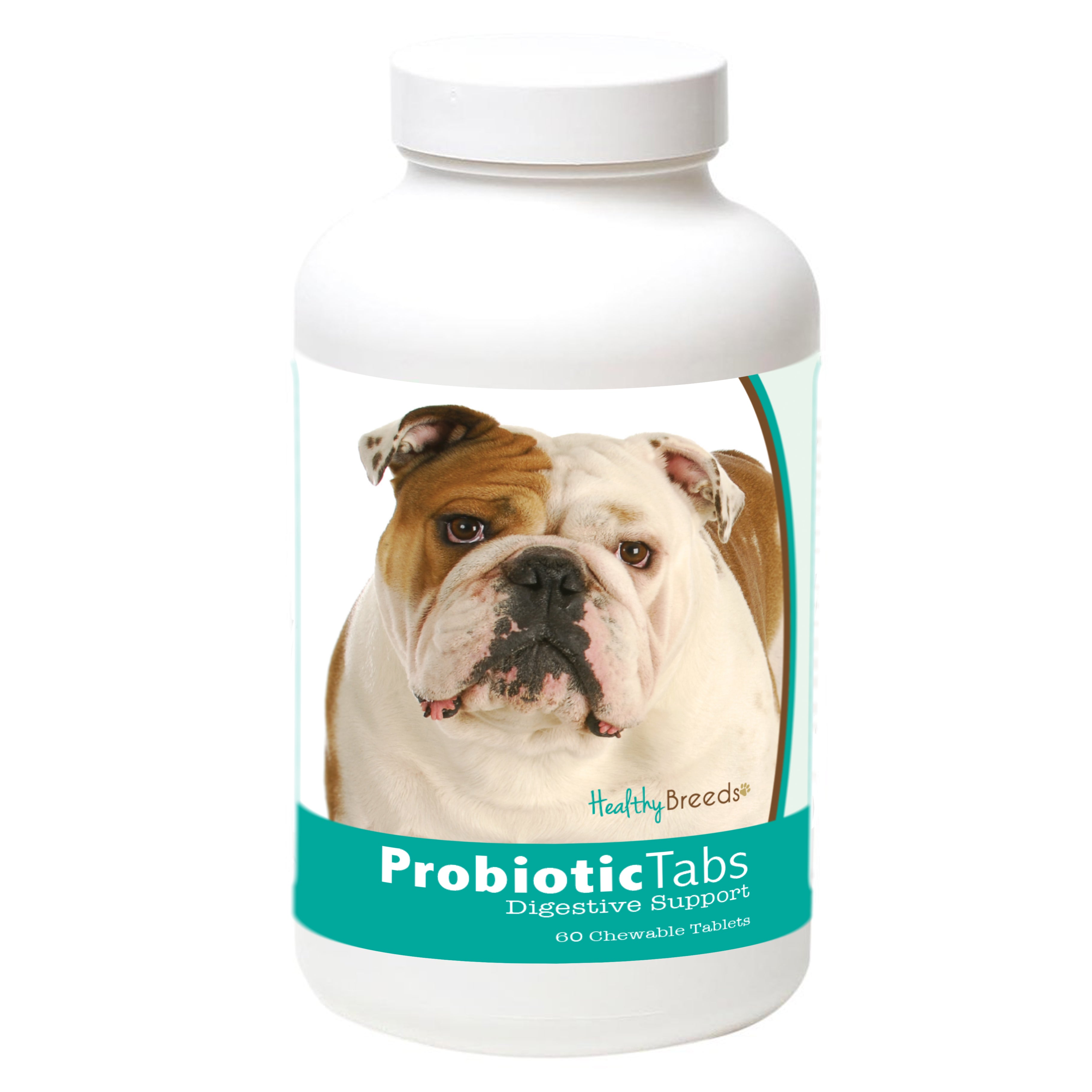 Bulldog Probiotic and Digestive Support for Dogs 60 Count