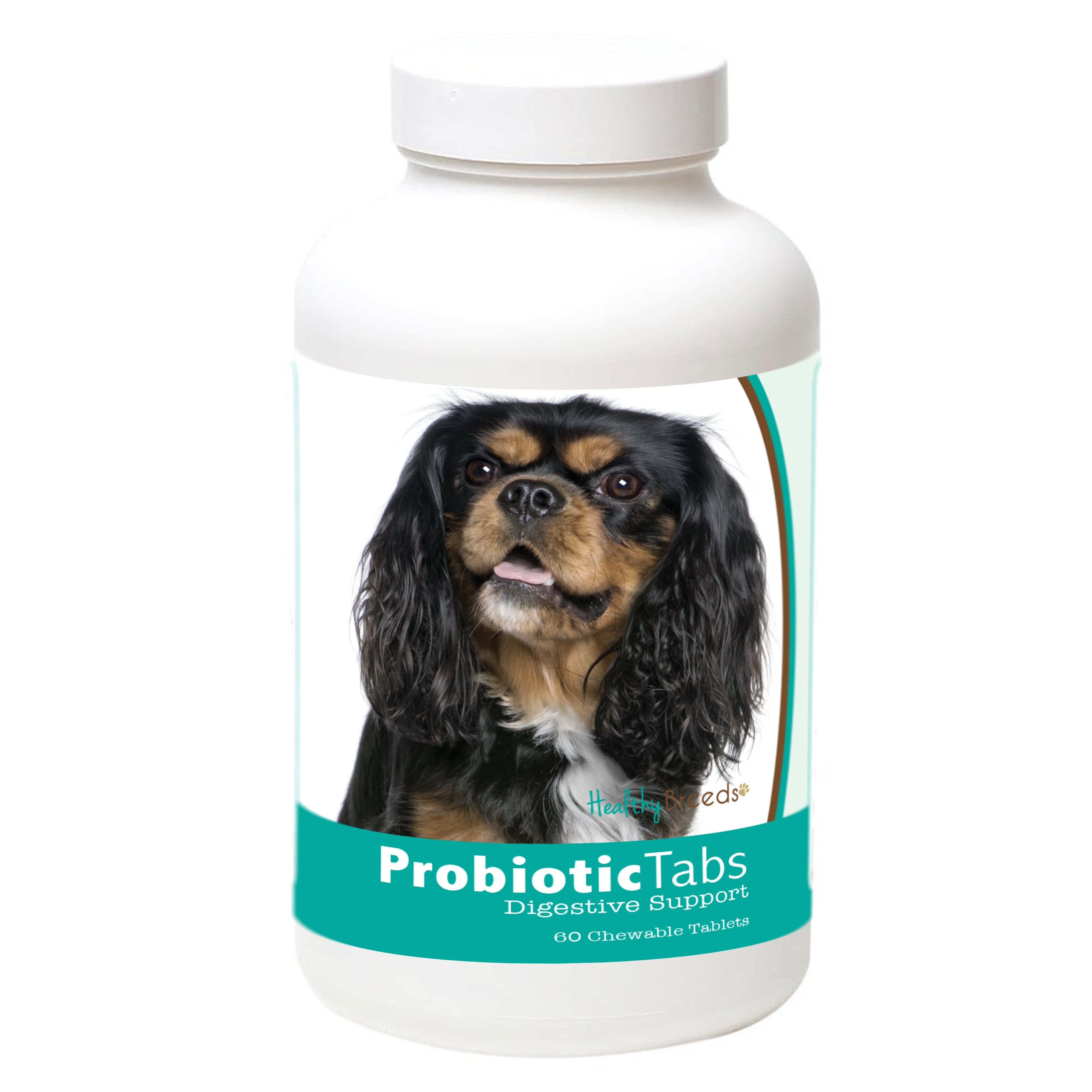 Cavalier King Charles Spaniel Probiotic and Digestive Support for Dogs 60 Count