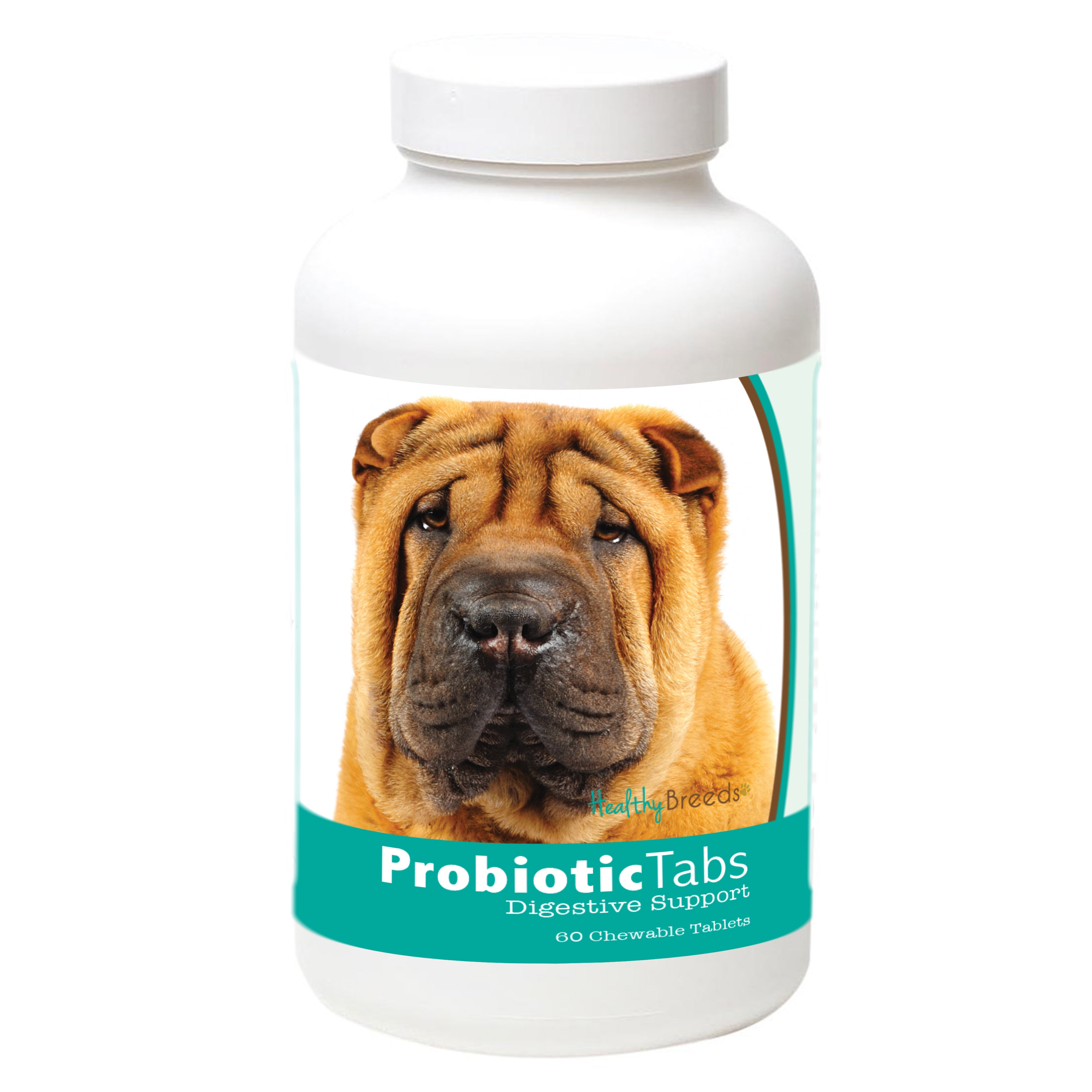 Chinese Shar Pei Probiotic and Digestive Support for Dogs 60 Count