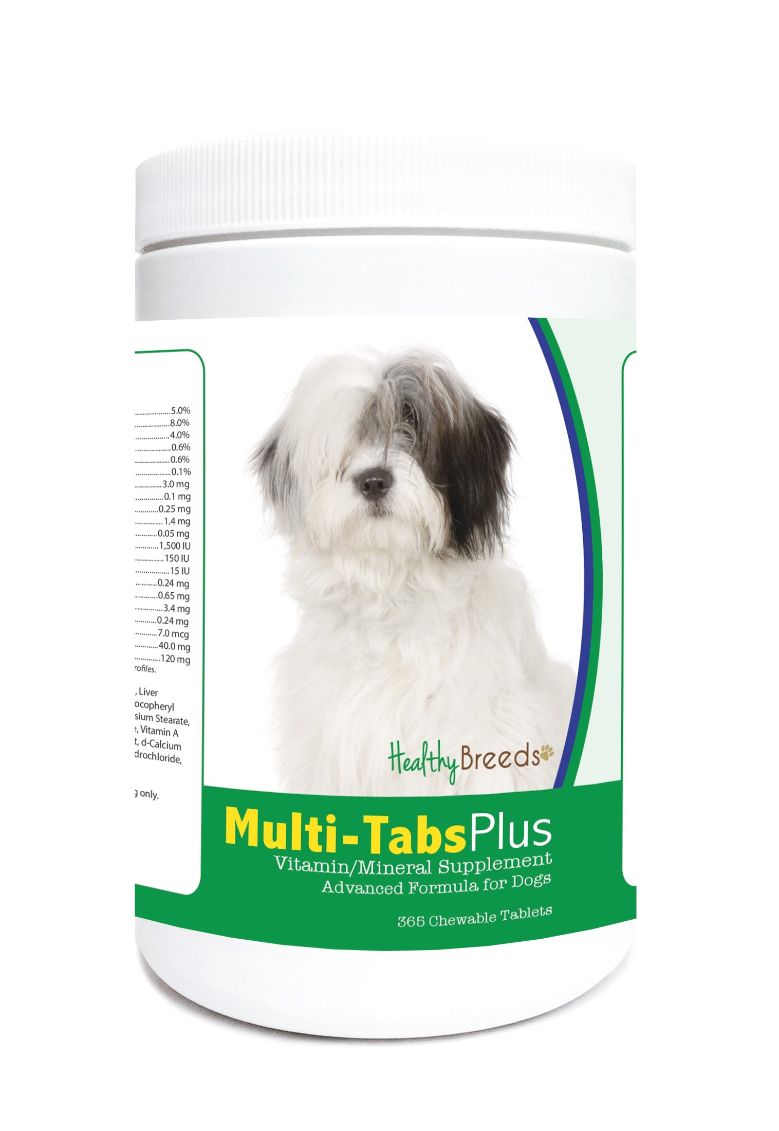 Old English Sheepdog Multi-Tabs Plus Chewable Tablets 365 Count