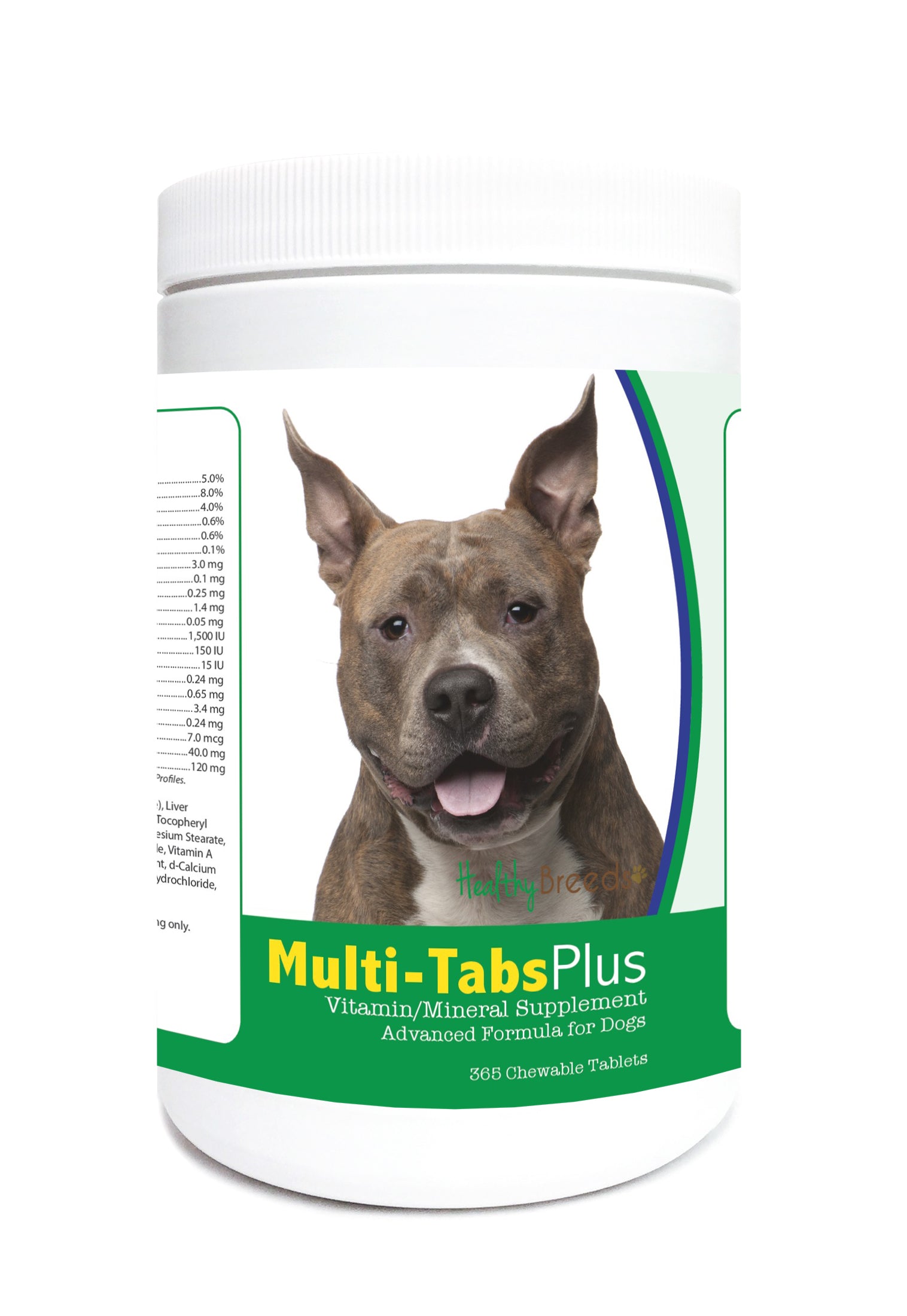 American Staffordshire Terrier Multi-Tabs Plus Chewable Tablets 365 Count