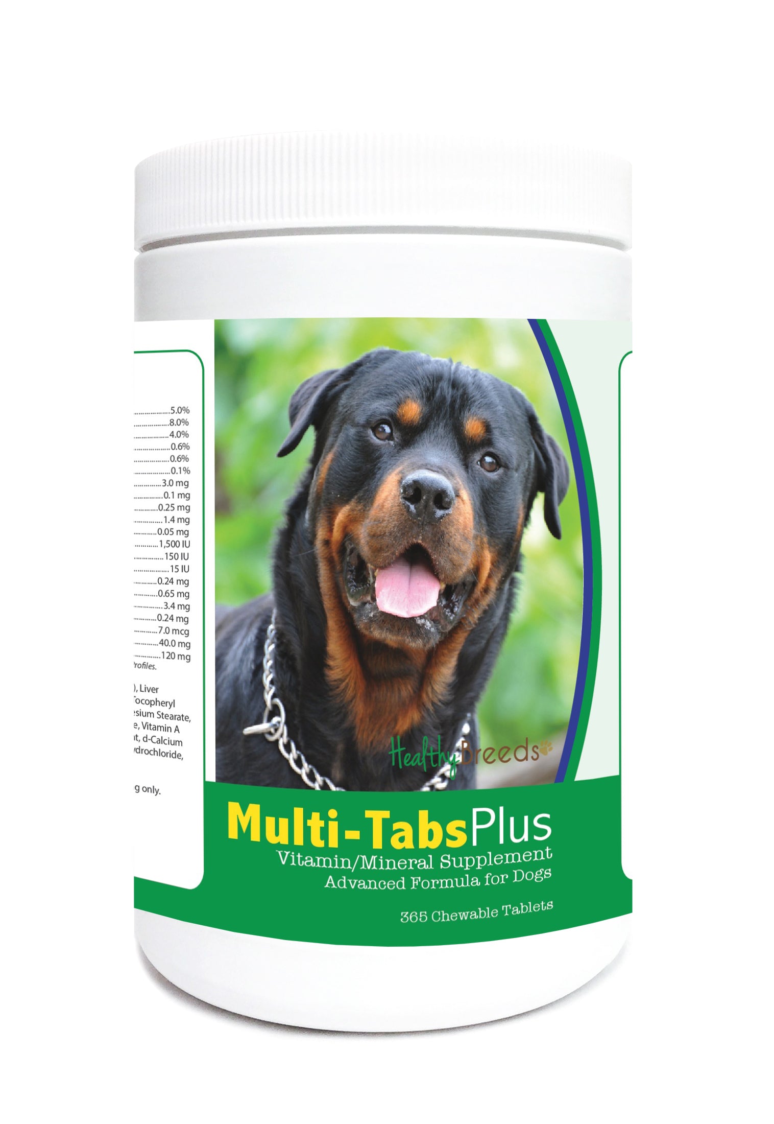 Rottweiler Multi-Tabs Plus Chewable Tablets 365 Count