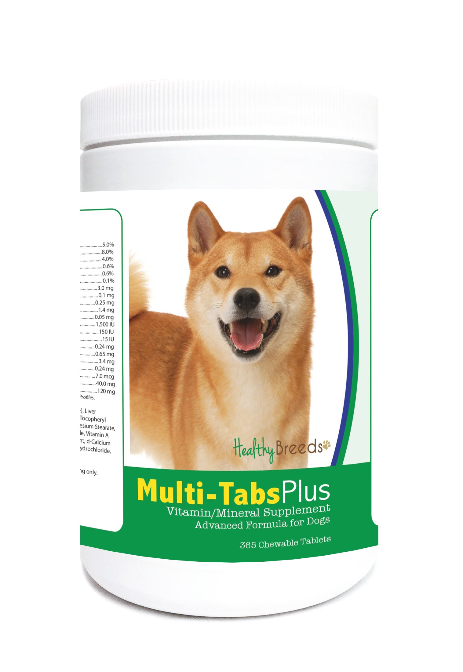 Shiba Inu Multi-Tabs Plus Chewable Tablets 365 Count