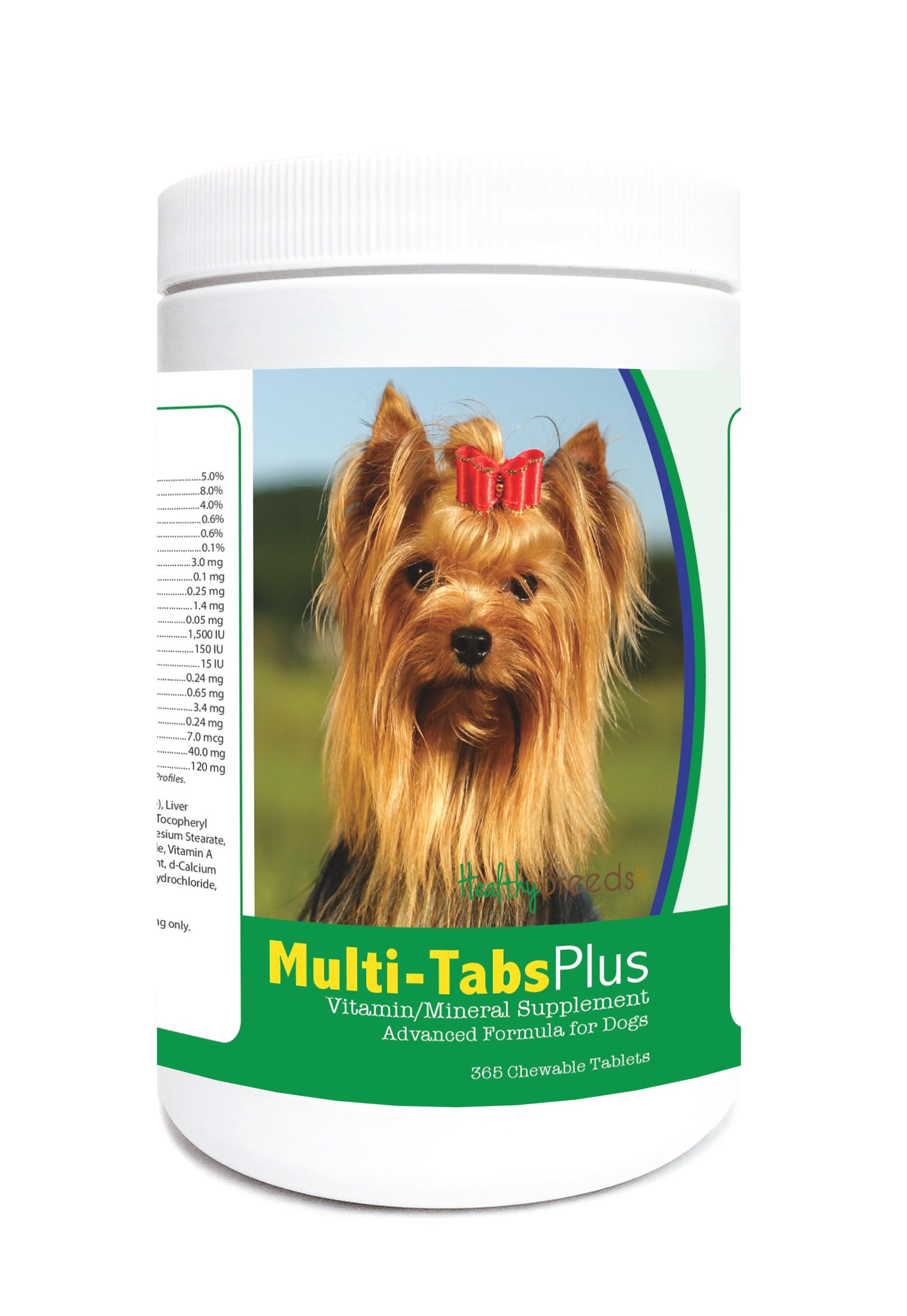 Yorkshire Terrier Multi-Tabs Plus Chewable Tablets 365 Count
