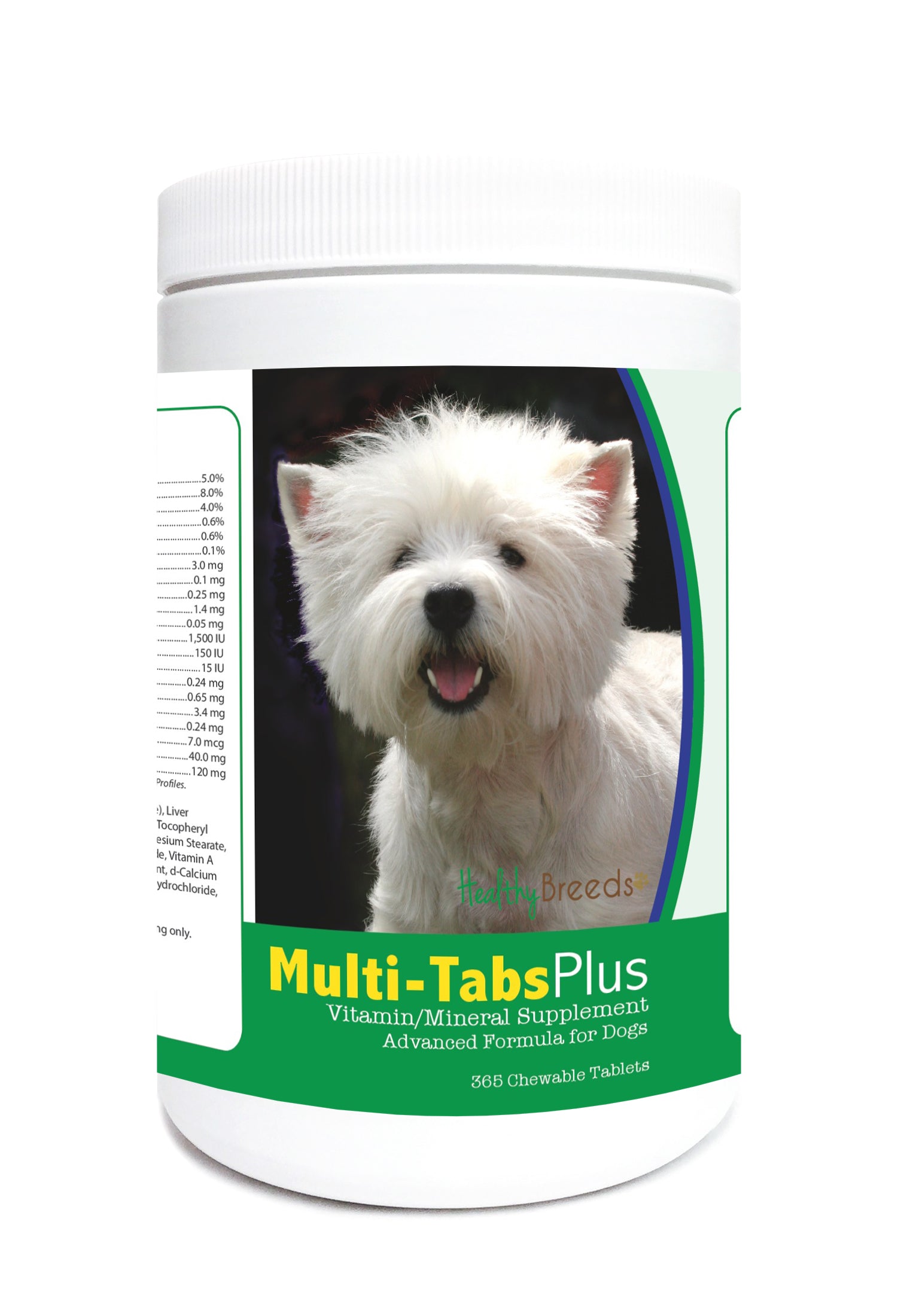 West Highland White Terrier Multi-Tabs Plus Chewable Tablets 365 Count