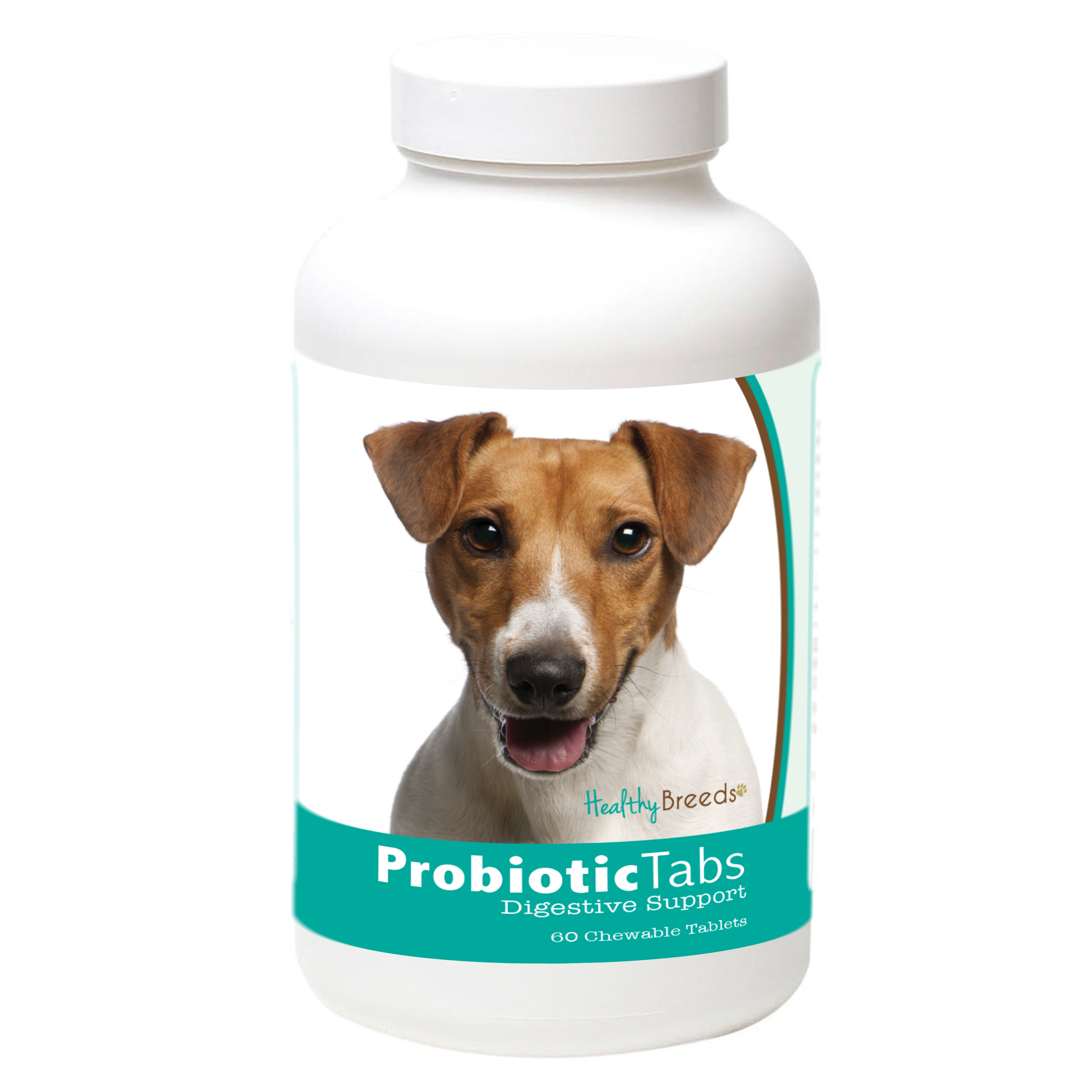 Jack Russell Terrier Probiotic and Digestive Support for Dogs 60 Count