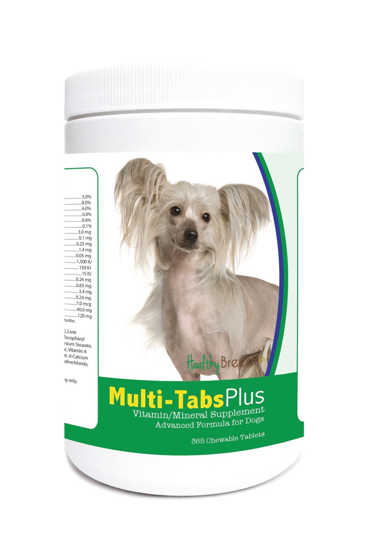 Chinese Crested Multi-Tabs Plus Chewable Tablets 365 Count