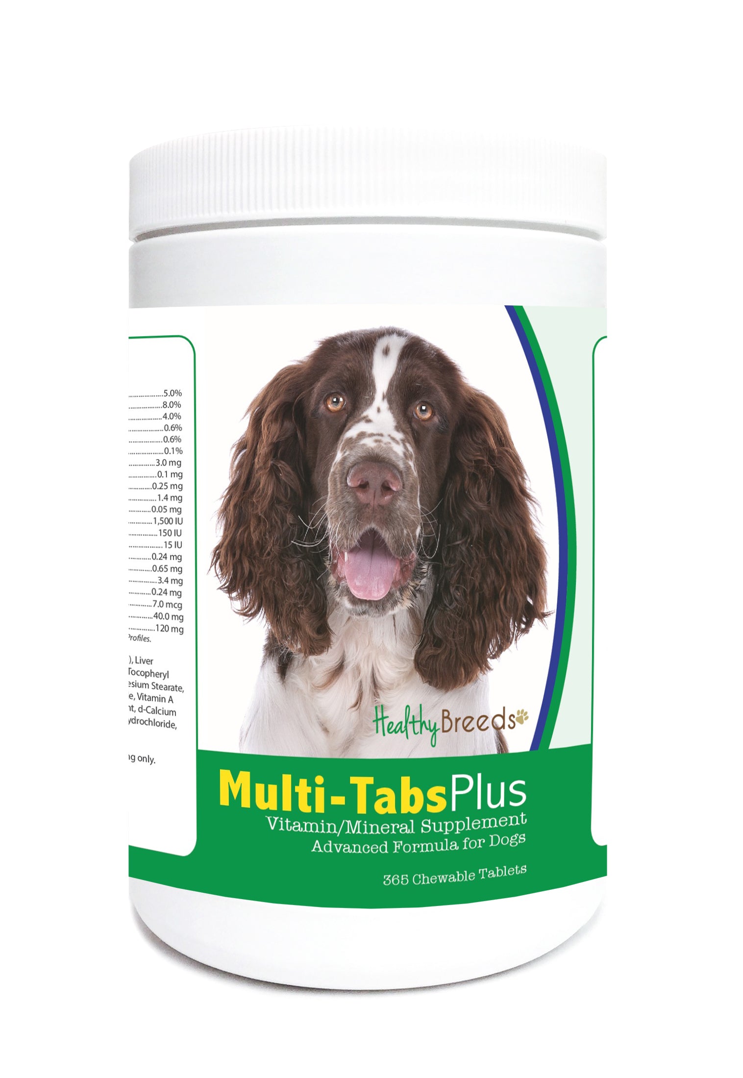 English Springer Spaniel Multi-Tabs Plus Chewable Tablets 365 Count