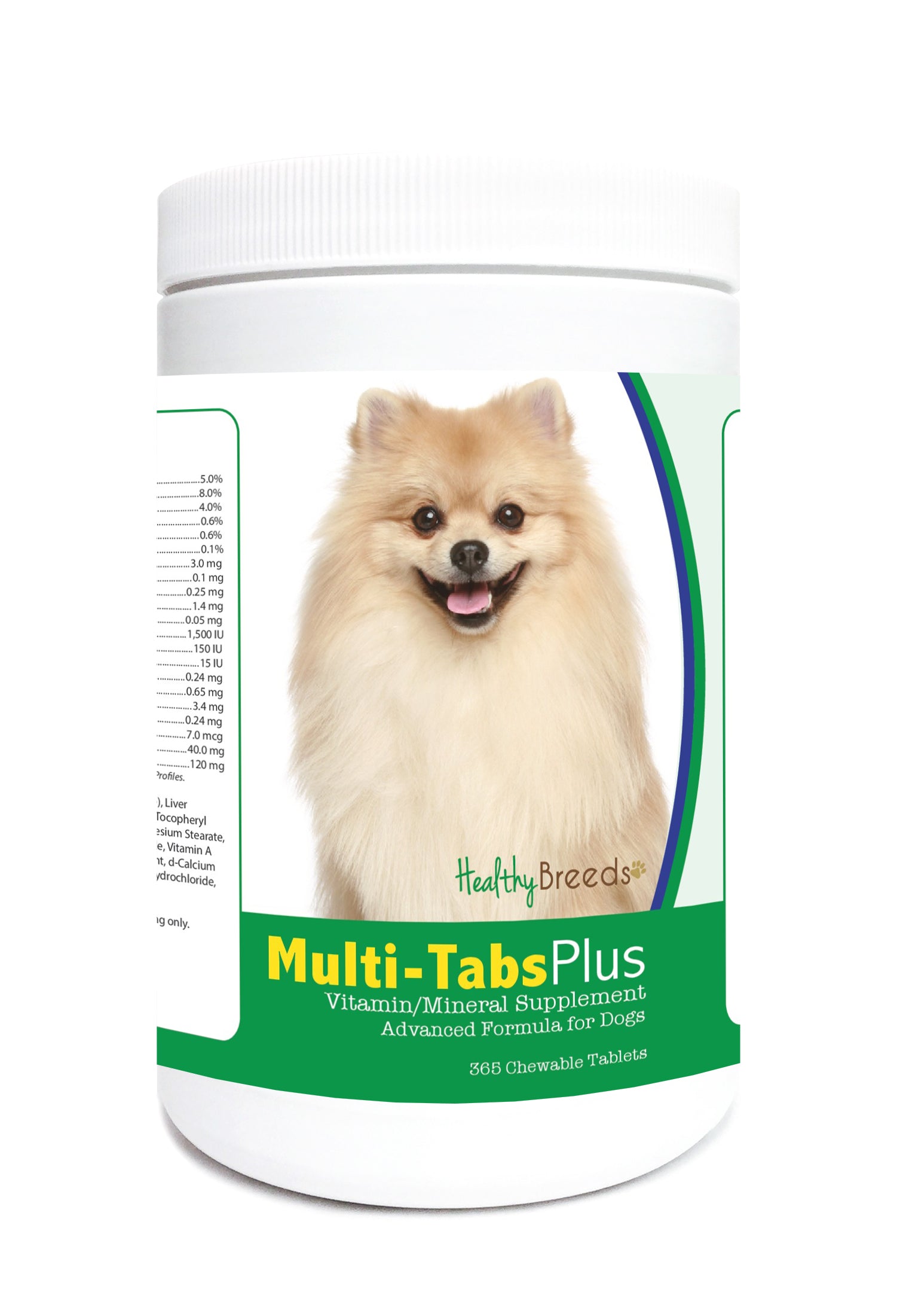 Pomeranian Multi-Tabs Plus Chewable Tablets 365 Count