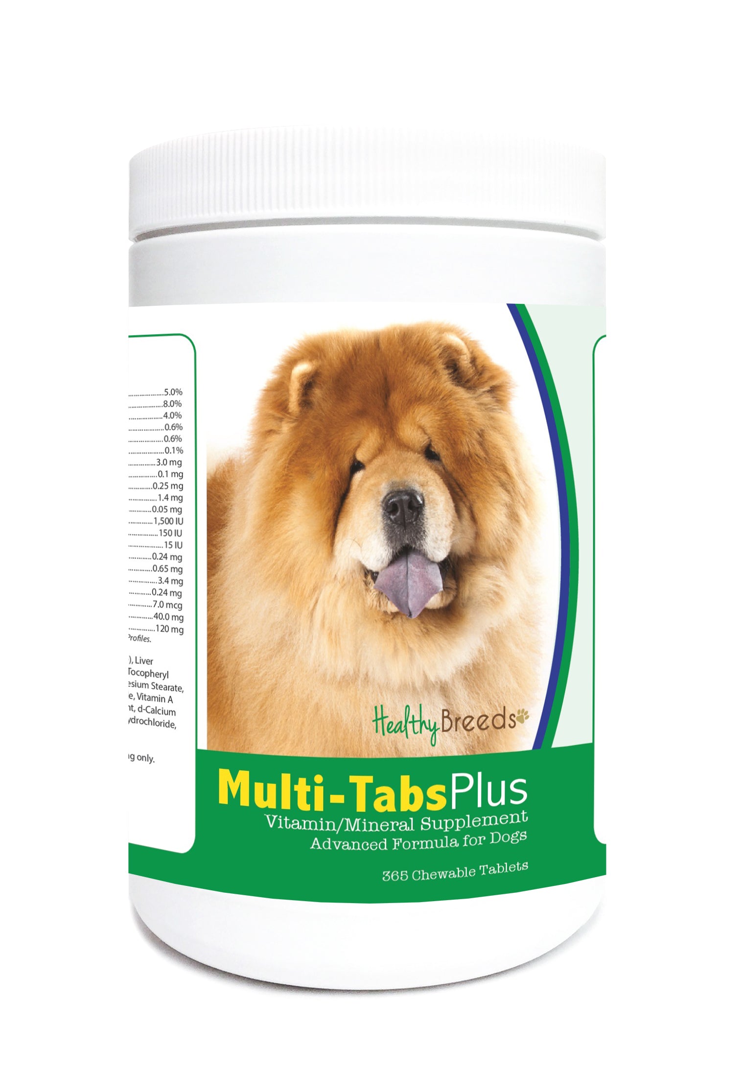Chow Chow Multi-Tabs Plus Chewable Tablets 365 Count