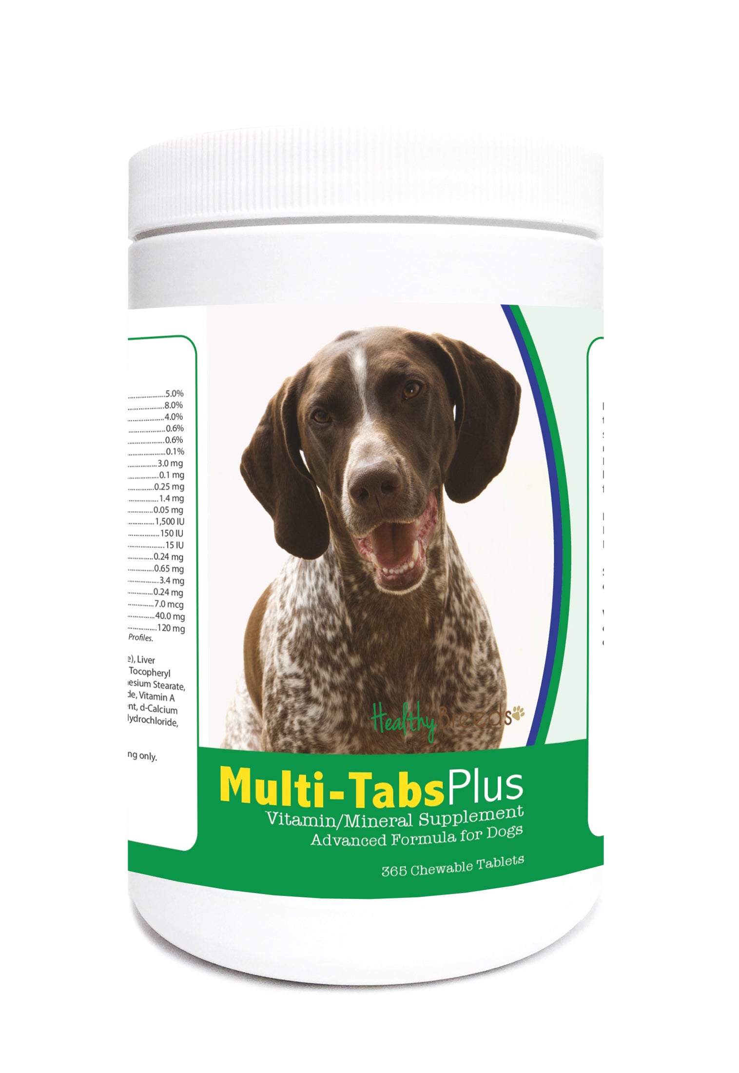 German Shorthaired Pointer Multi-Tabs Plus Chewable Tablets 365 Count