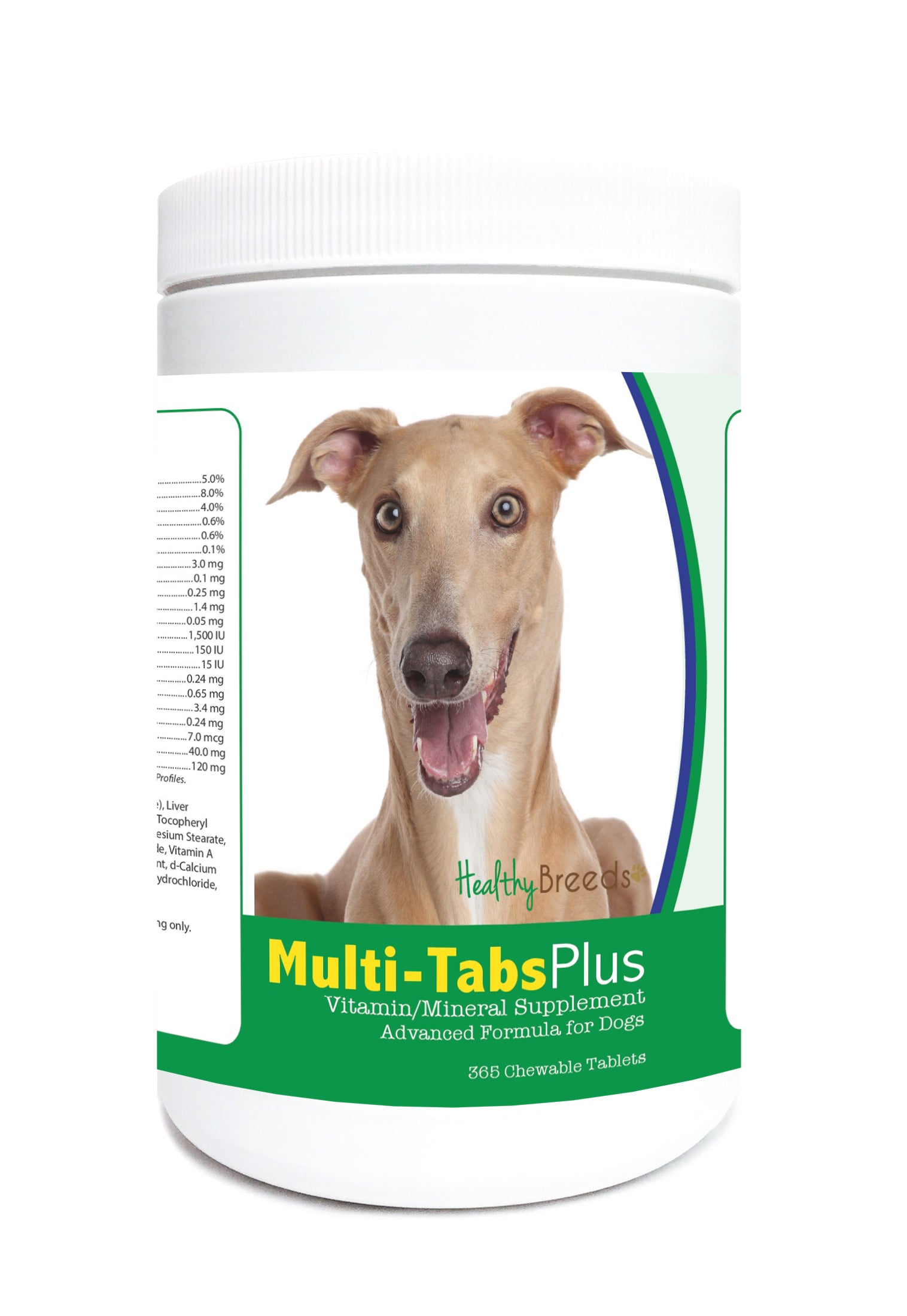 Italian Greyhound Multi-Tabs Plus Chewable Tablets 365 Count