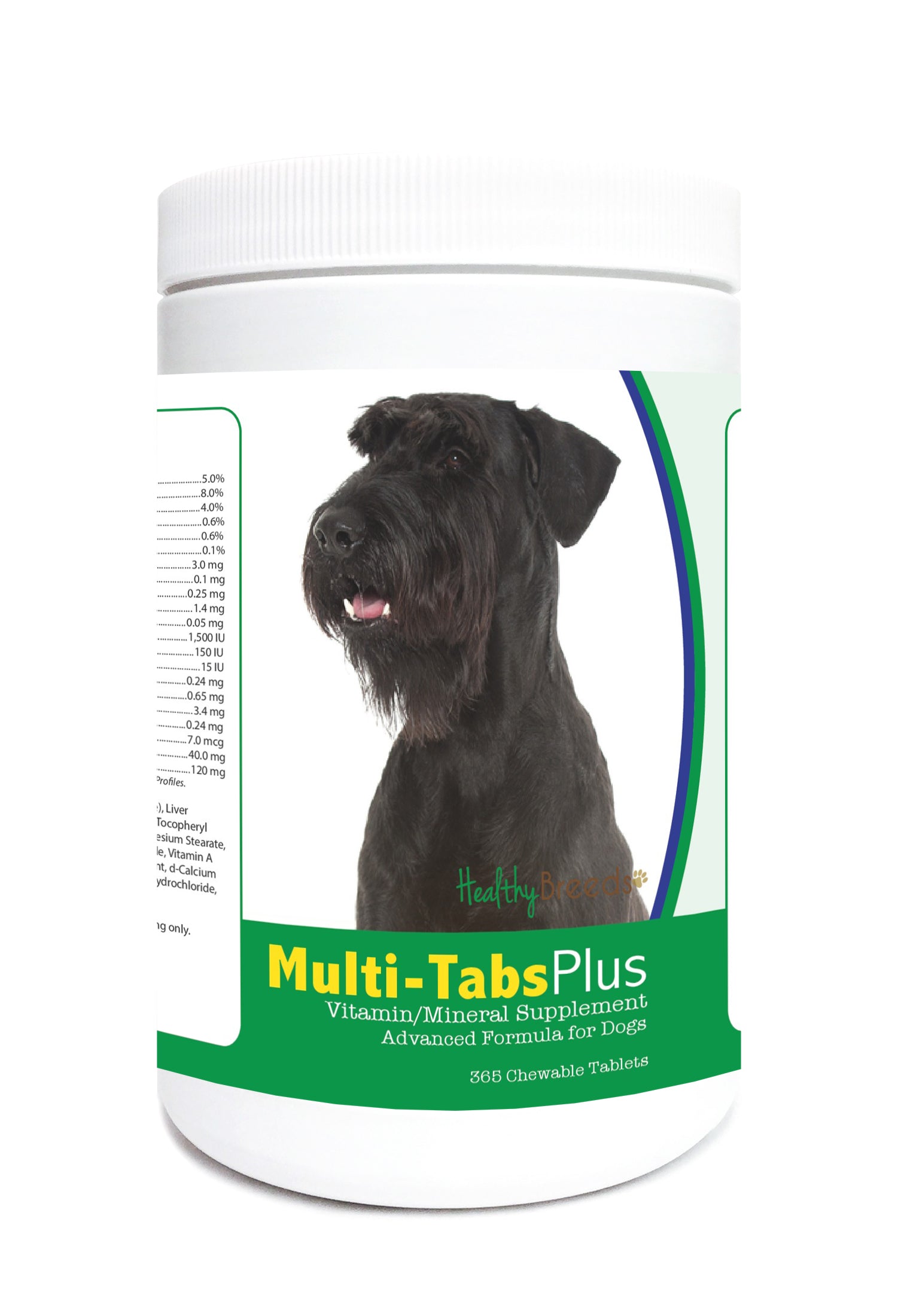 Giant Schnauzer Multi-Tabs Plus Chewable Tablets 365 Count