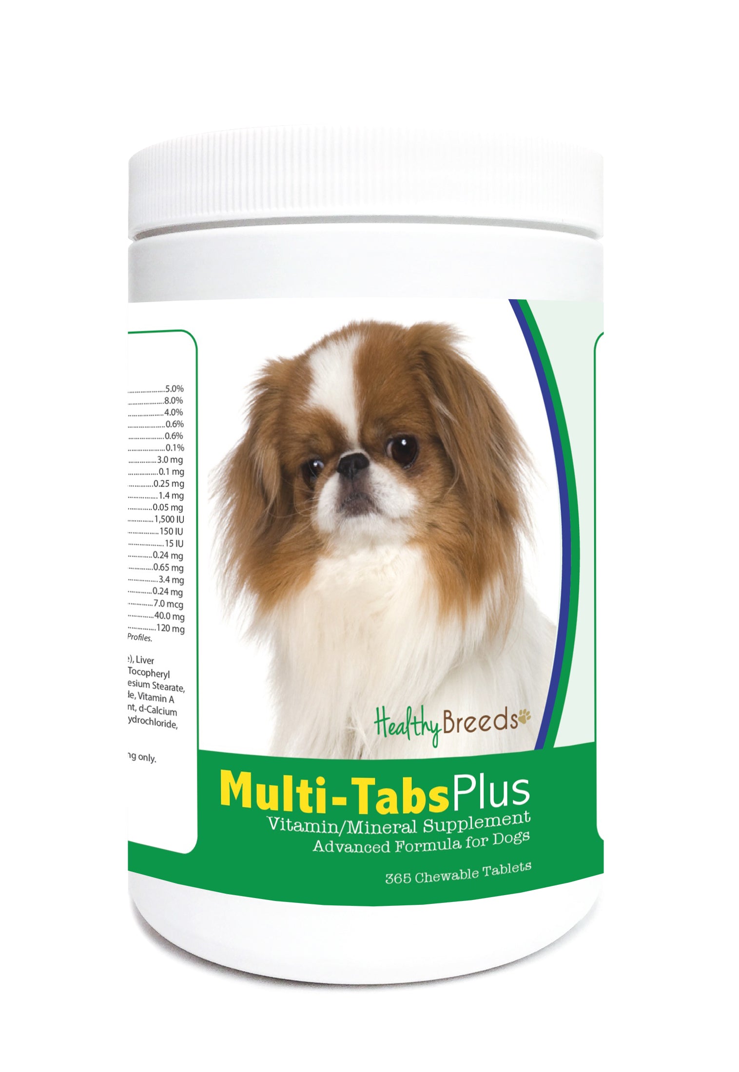 Japanese Chin Multi-Tabs Plus Chewable Tablets 365 Count