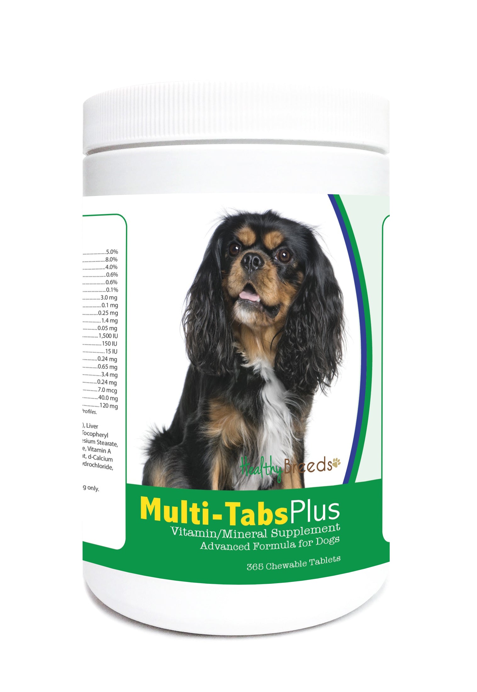 Cavalier King Charles Spaniel Multi-Tabs Plus Chewable Tablets 365 Count