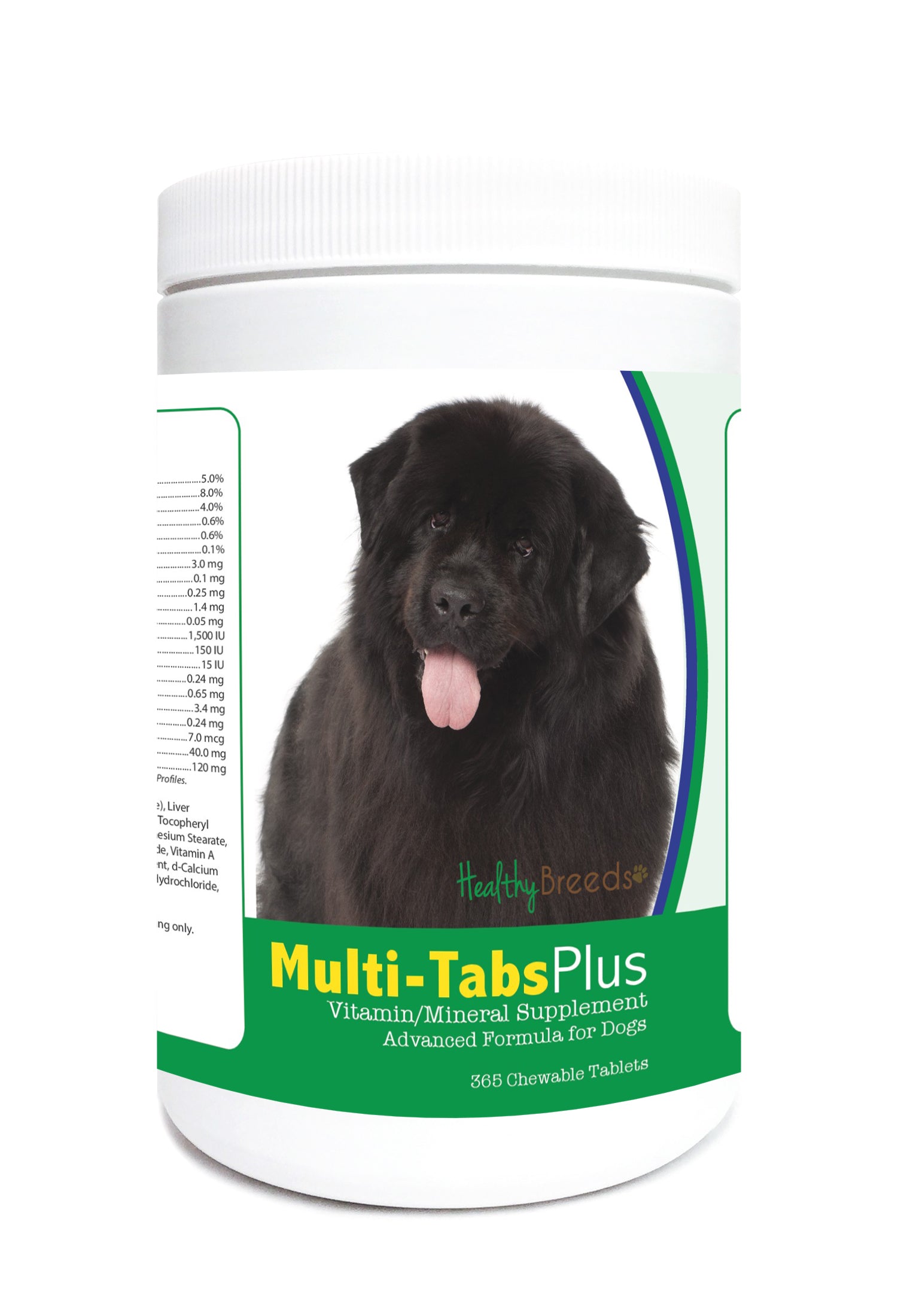 Newfoundland Multi-Tabs Plus Chewable Tablets 365 Count
