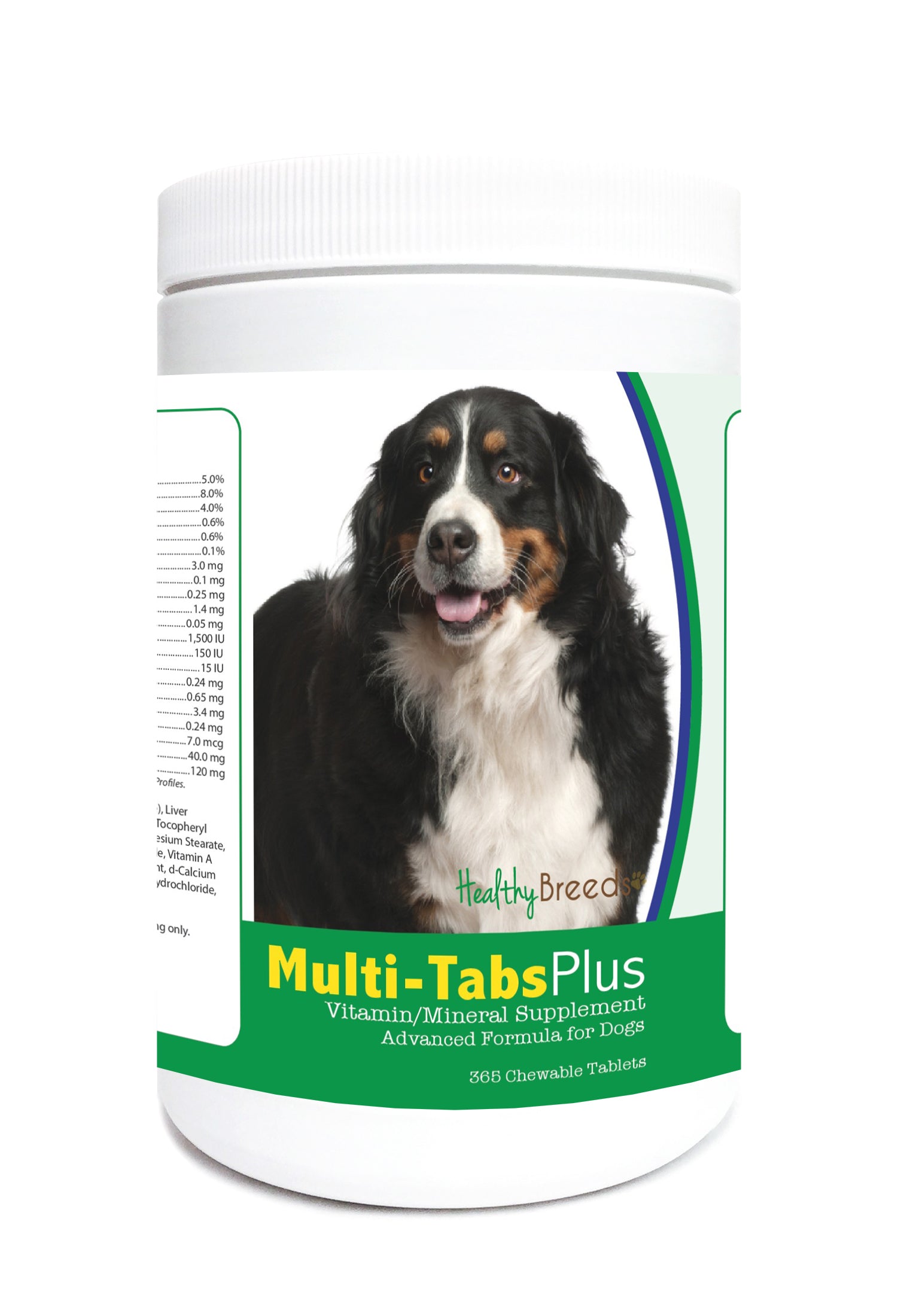 Bernese Mountain Dog Multi-Tabs Plus Chewable Tablets 365 Count