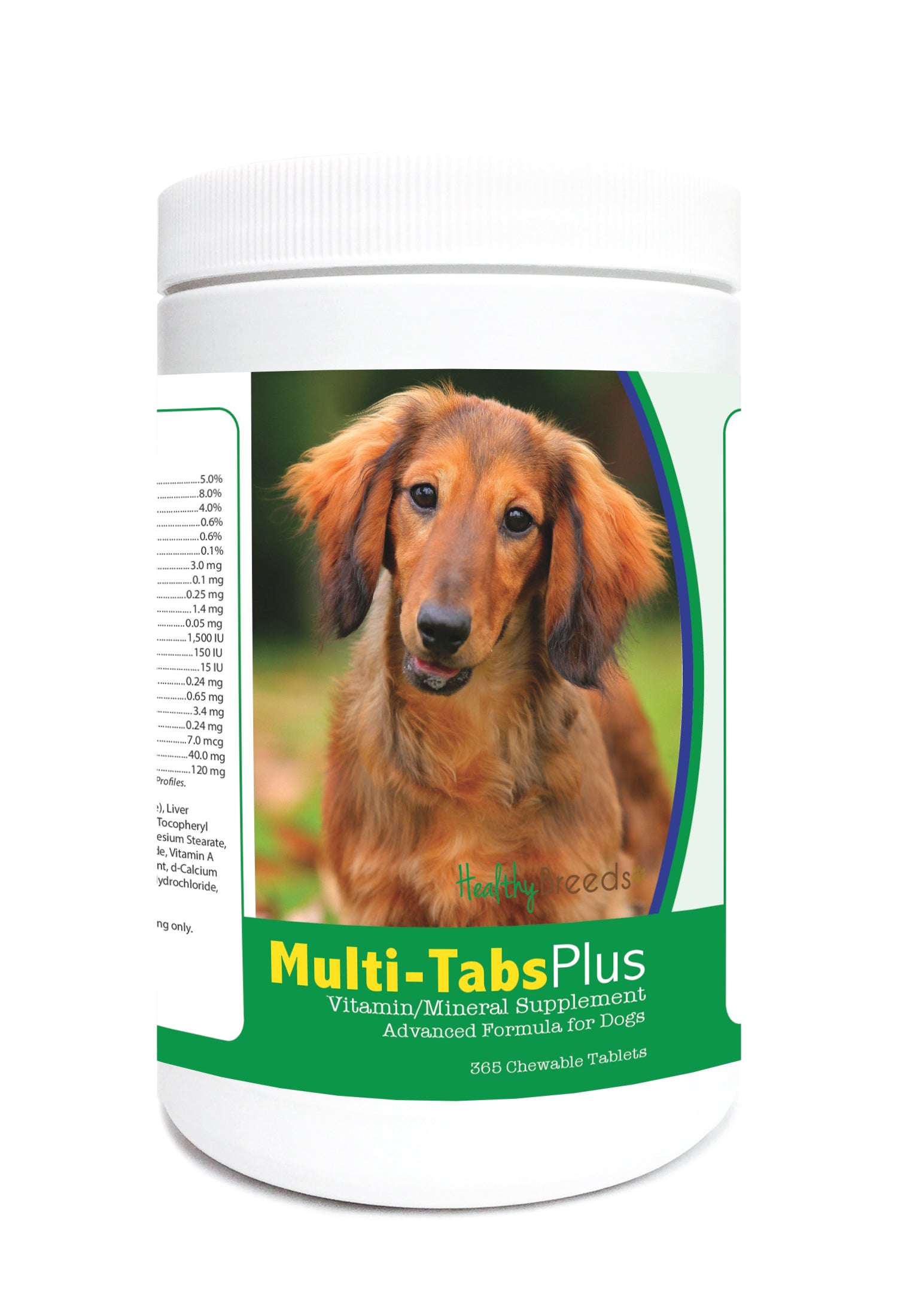 Dachshund Multi-Tabs Plus Chewable Tablets 365 Count