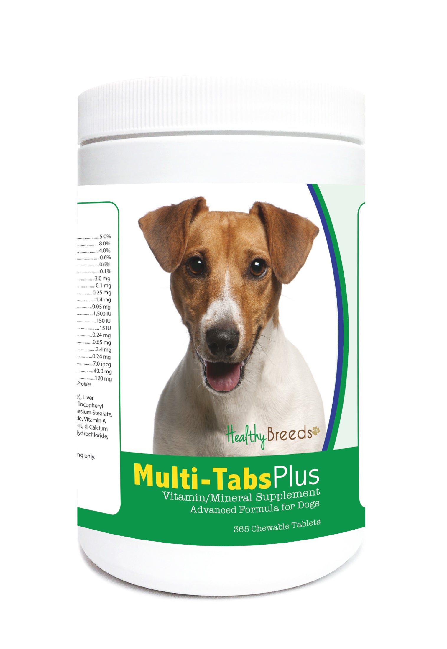 Jack Russell Terrier Multi-Tabs Plus Chewable Tablets 365 Count