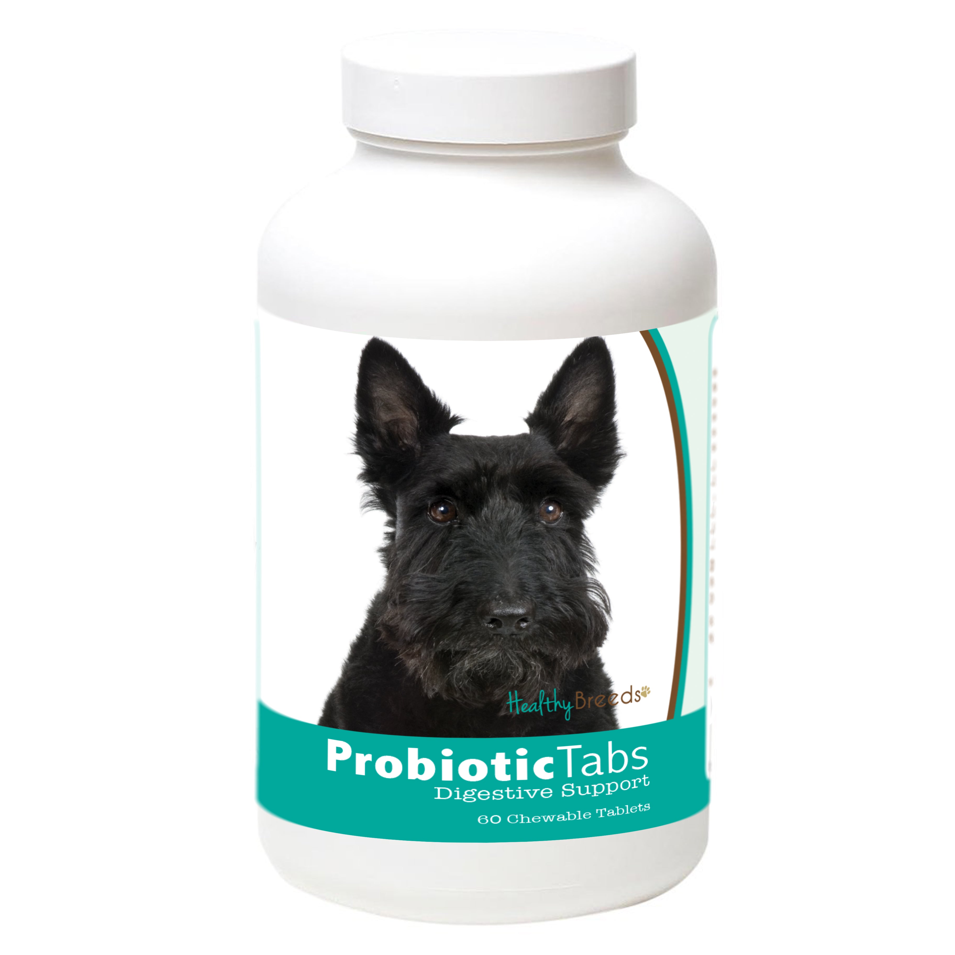 Scottish Terrier Probiotic and Digestive Support for Dogs 60 Count