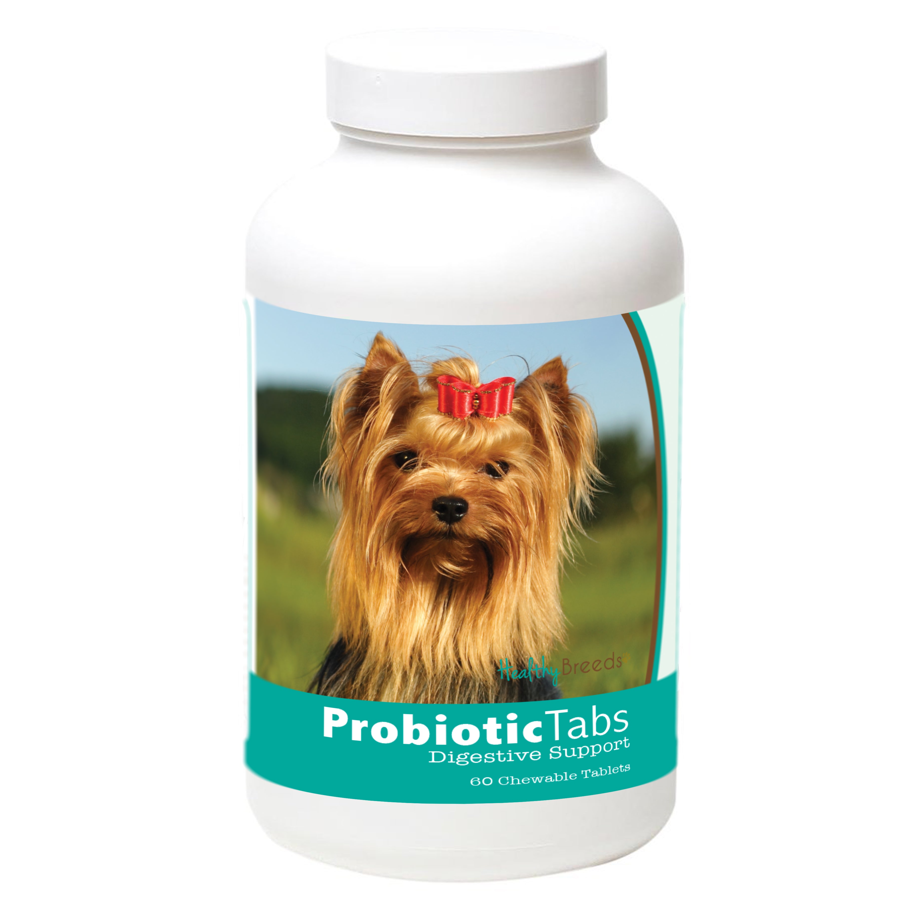 Yorkshire Terrier Probiotic and Digestive Support for Dogs 60 Count