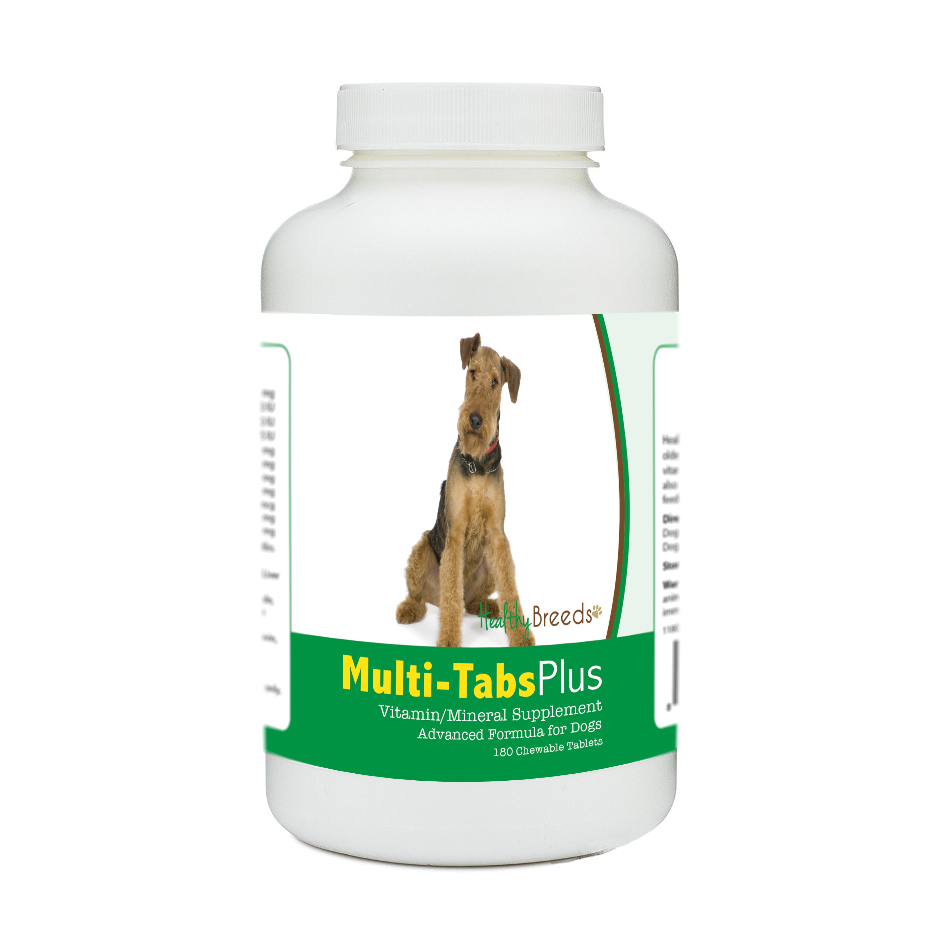Airedale Terrier Multi-Tabs Plus Chewable Tablets 180 Count