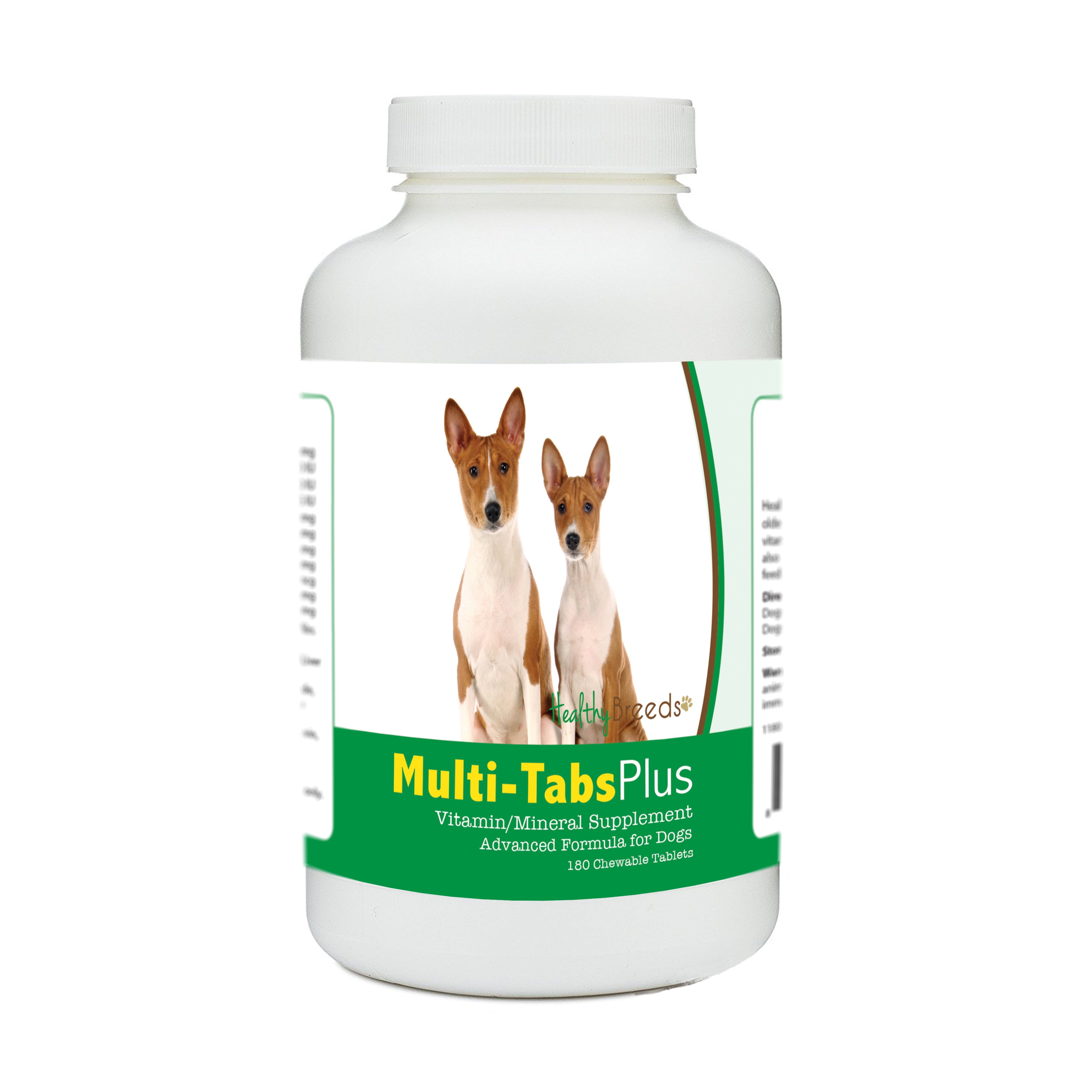 Basenji Multi-Tabs Plus Chewable Tablets 180 Count