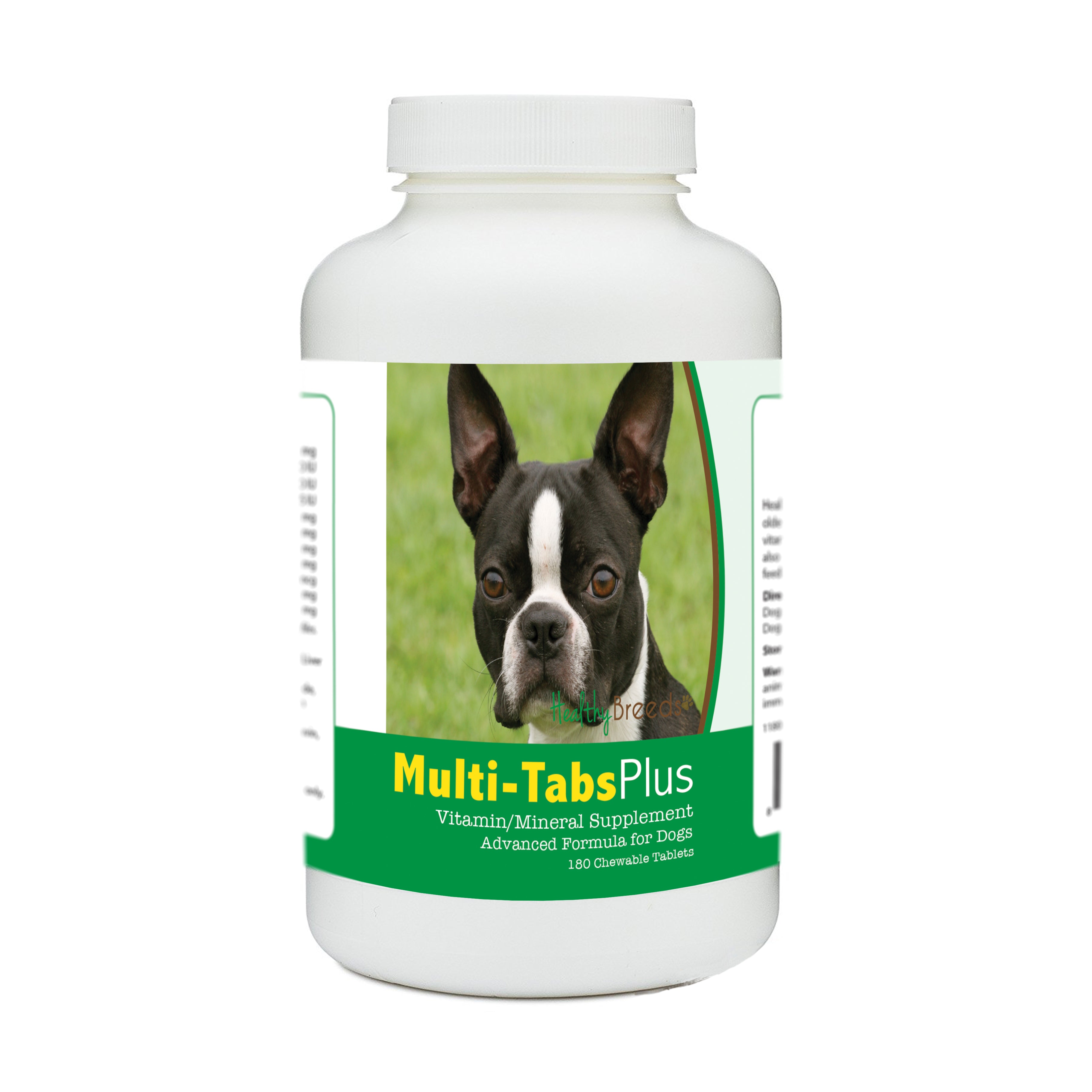 Boston Terrier Multi-Tabs Plus Chewable Tablets 180 Count